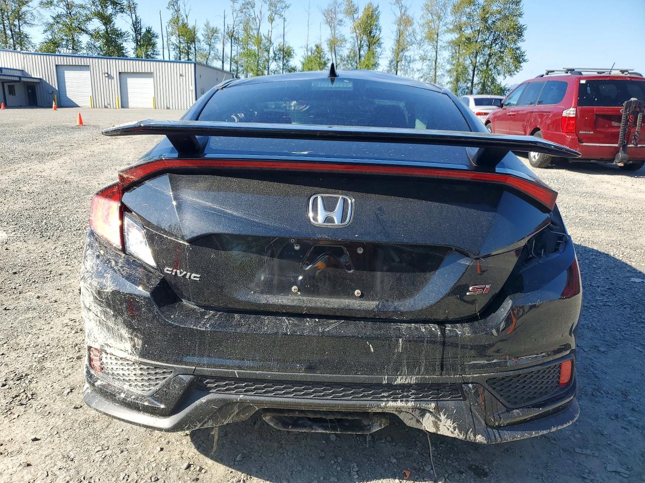 2017 Honda Civic Si Black vin: 2HGFC3A54HH751236