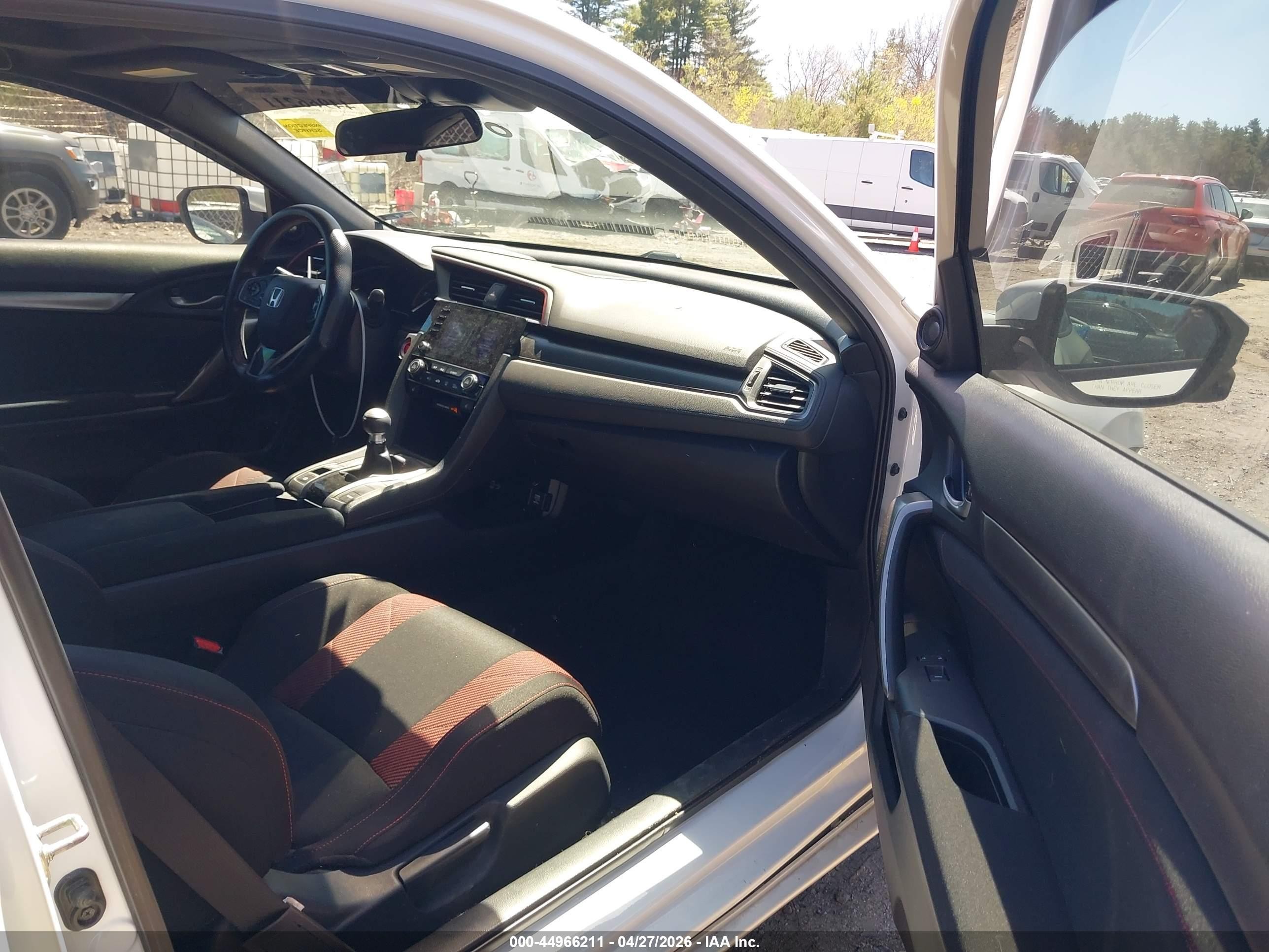 2020 Honda Civic Si Coupe White vin: 2HGFC3A54LH751228