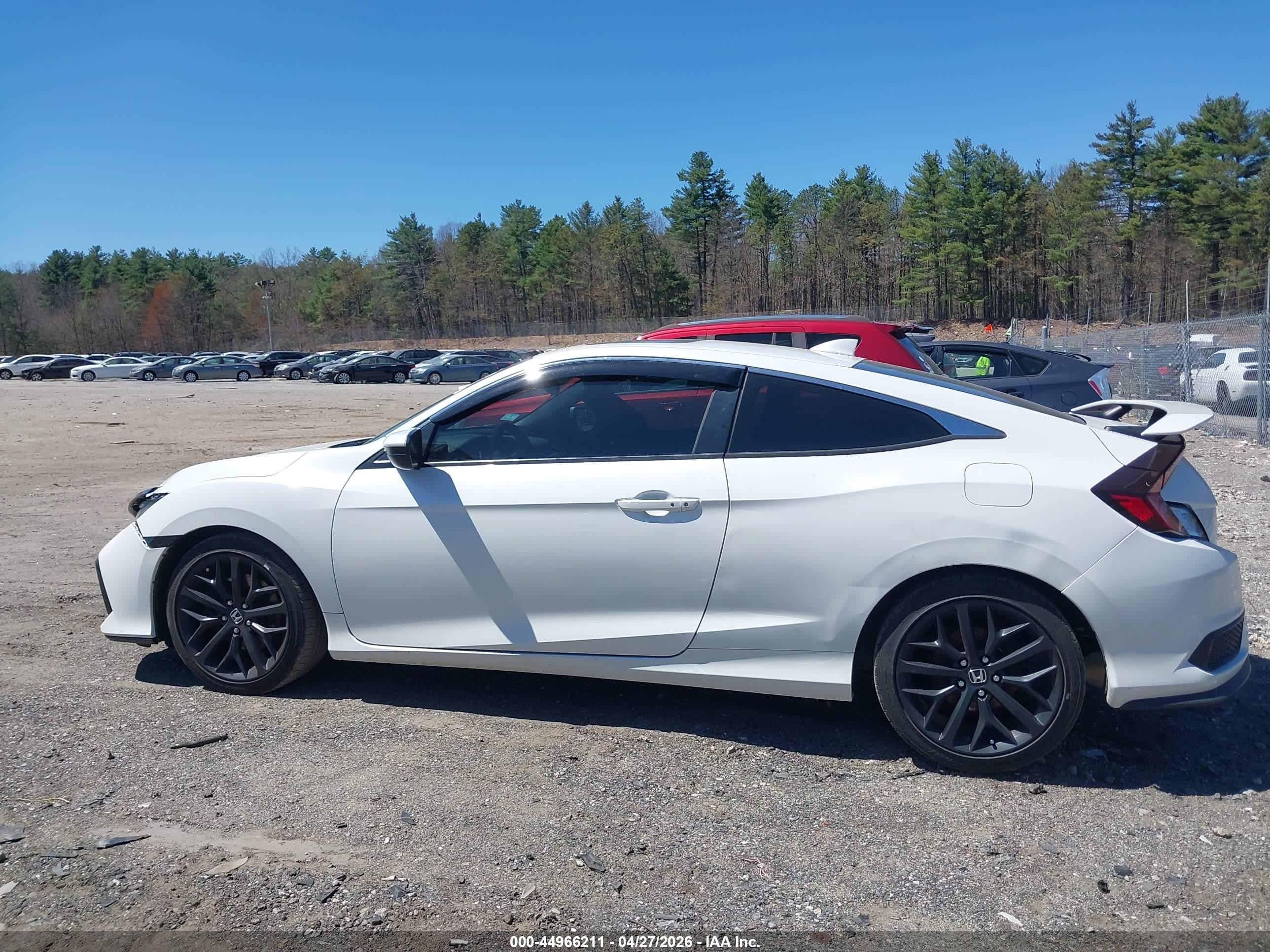 2020 Honda Civic Si Coupe White vin: 2HGFC3A54LH751228