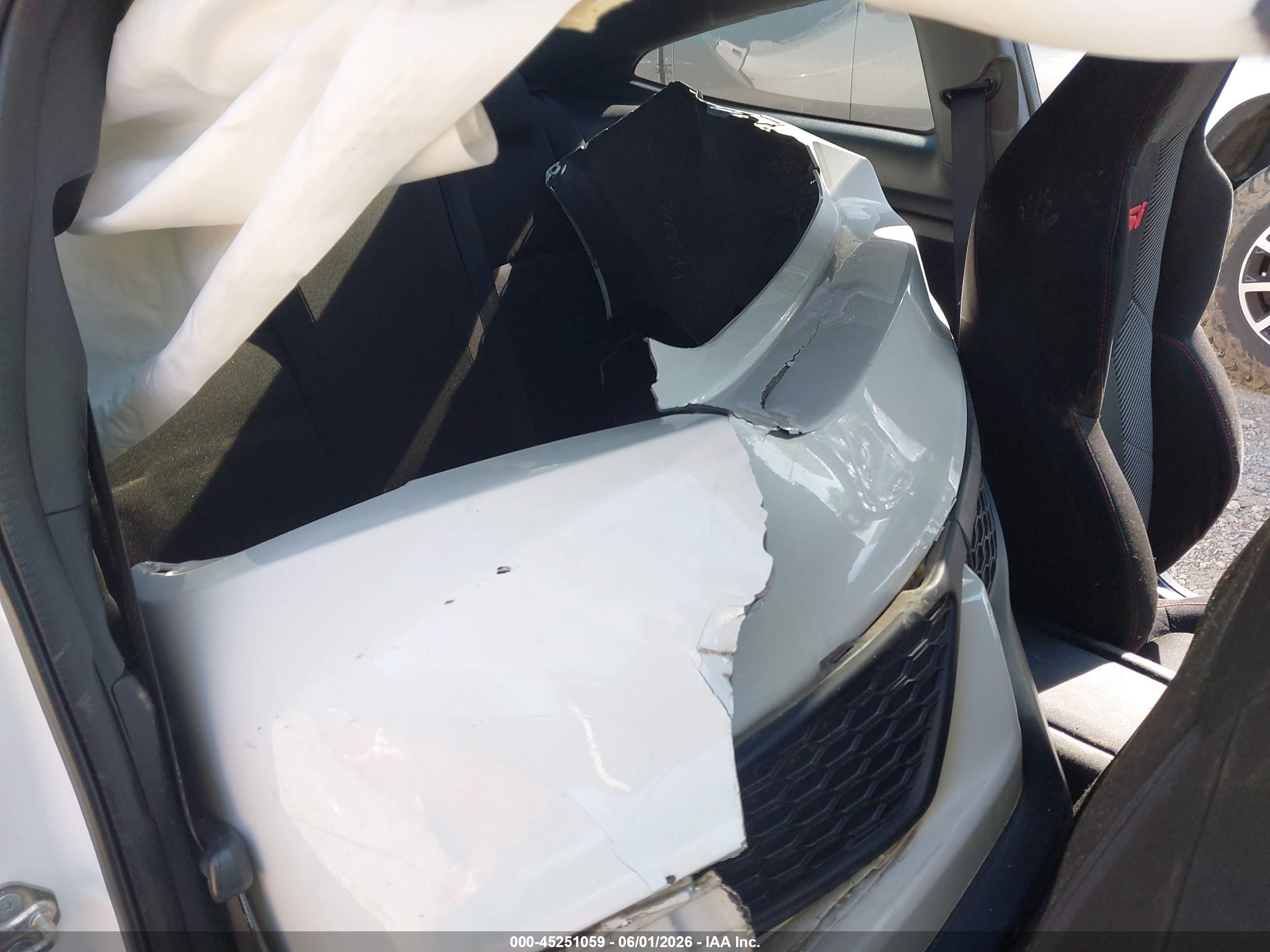 2018 Honda Civic Si White vin: 2HGFC3A55JH751736