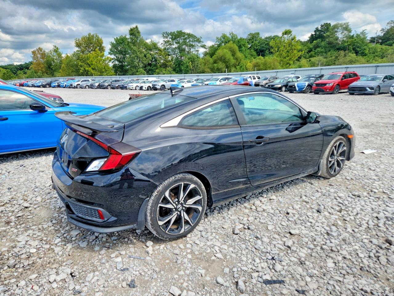 2018 Honda Civic Si Черный vin: 2HGFC3A56JH754662