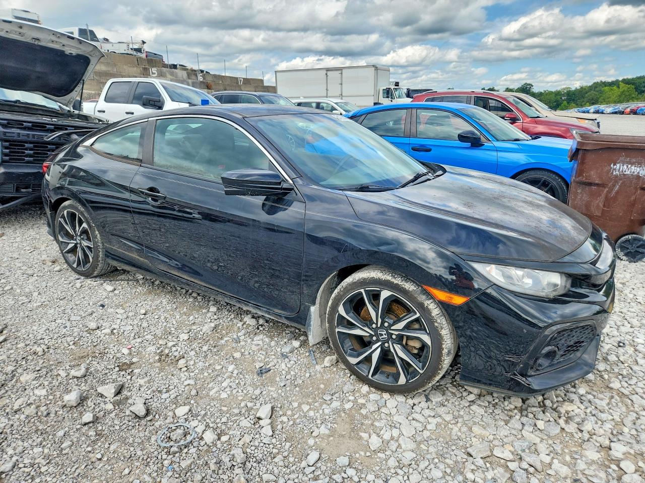 2018 Honda Civic Si Черный vin: 2HGFC3A56JH754662