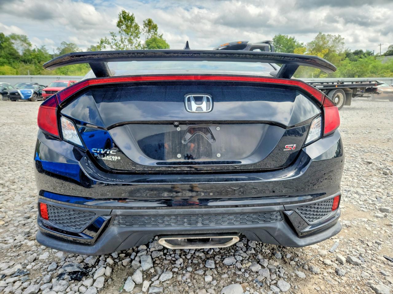 2018 Honda Civic Si Черный vin: 2HGFC3A56JH754662