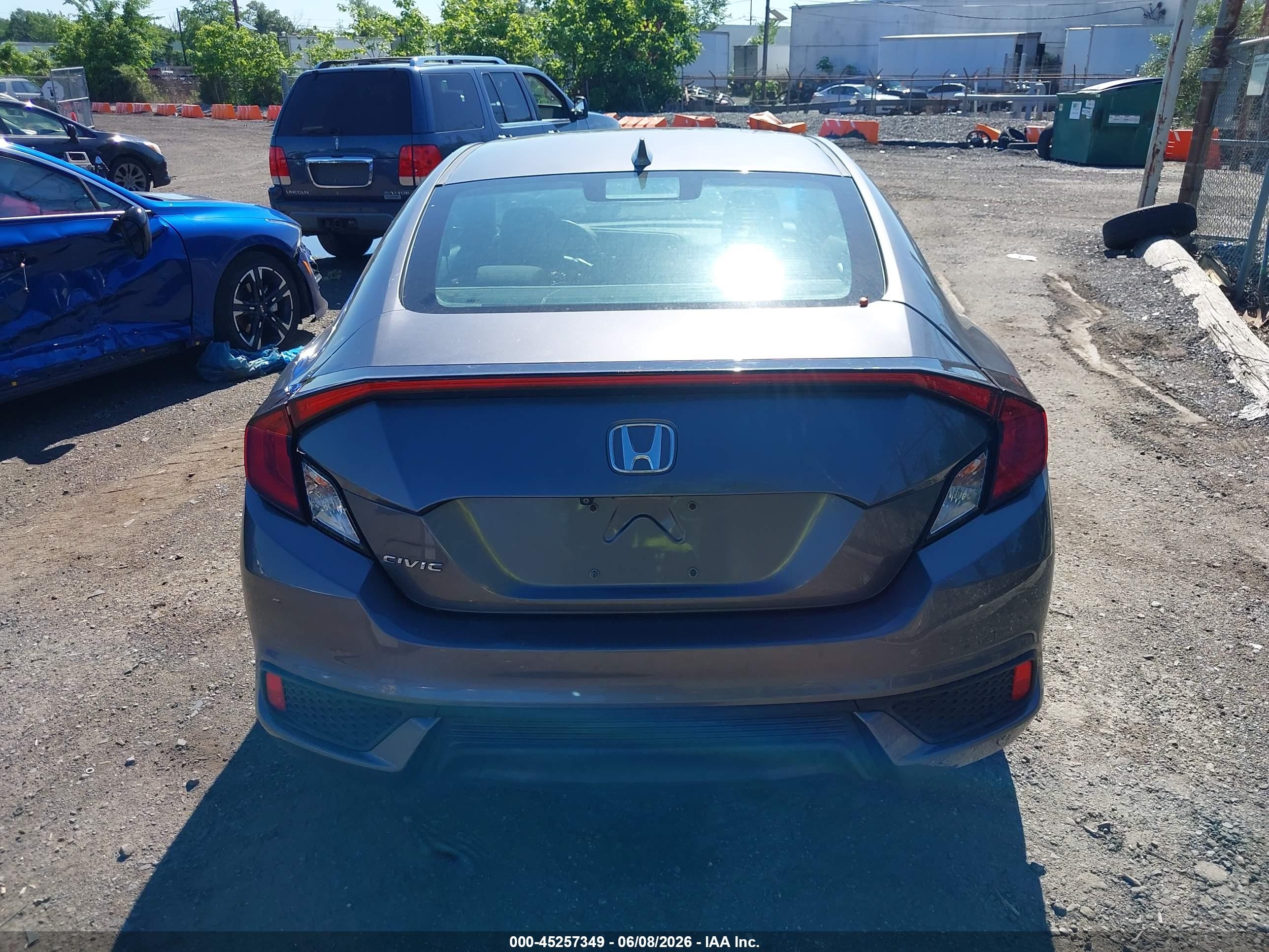 2016 Honda Civic Ex-t Gray vin: 2HGFC3B30GH356157