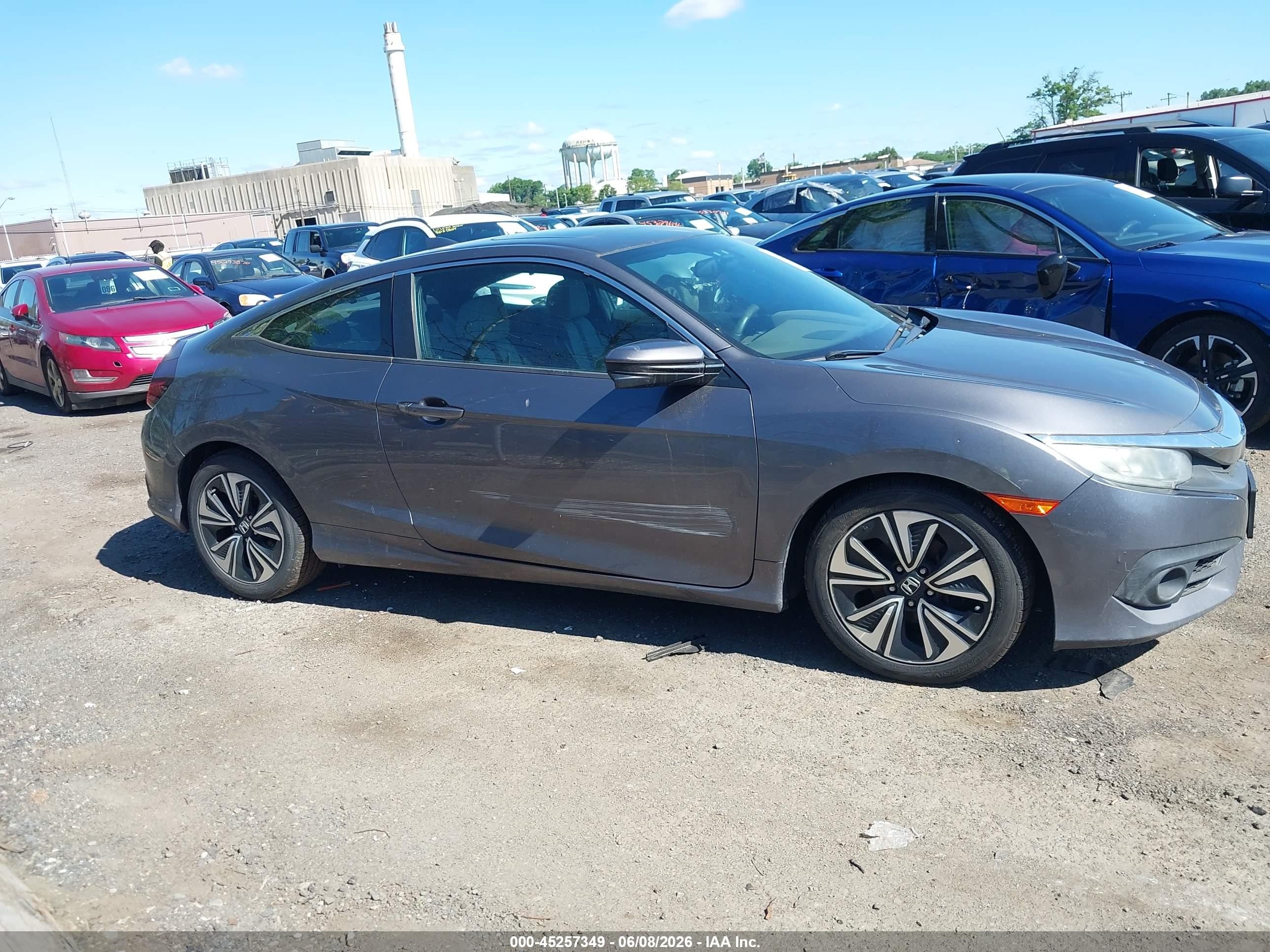 2016 Honda Civic Ex-t Gray vin: 2HGFC3B30GH356157