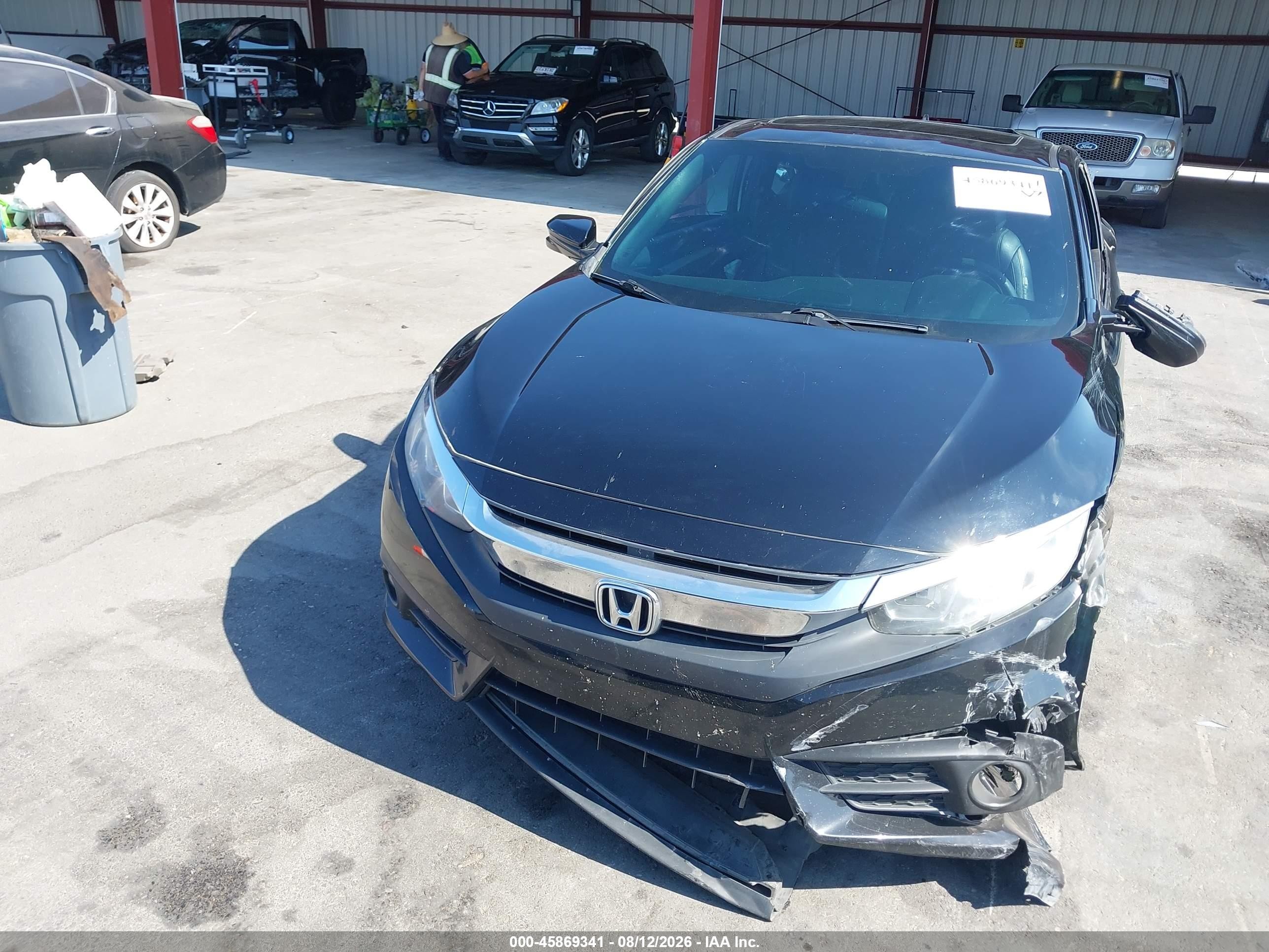 2017 Honda Civic Ex-t Black vin: 2HGFC3B30HH362302