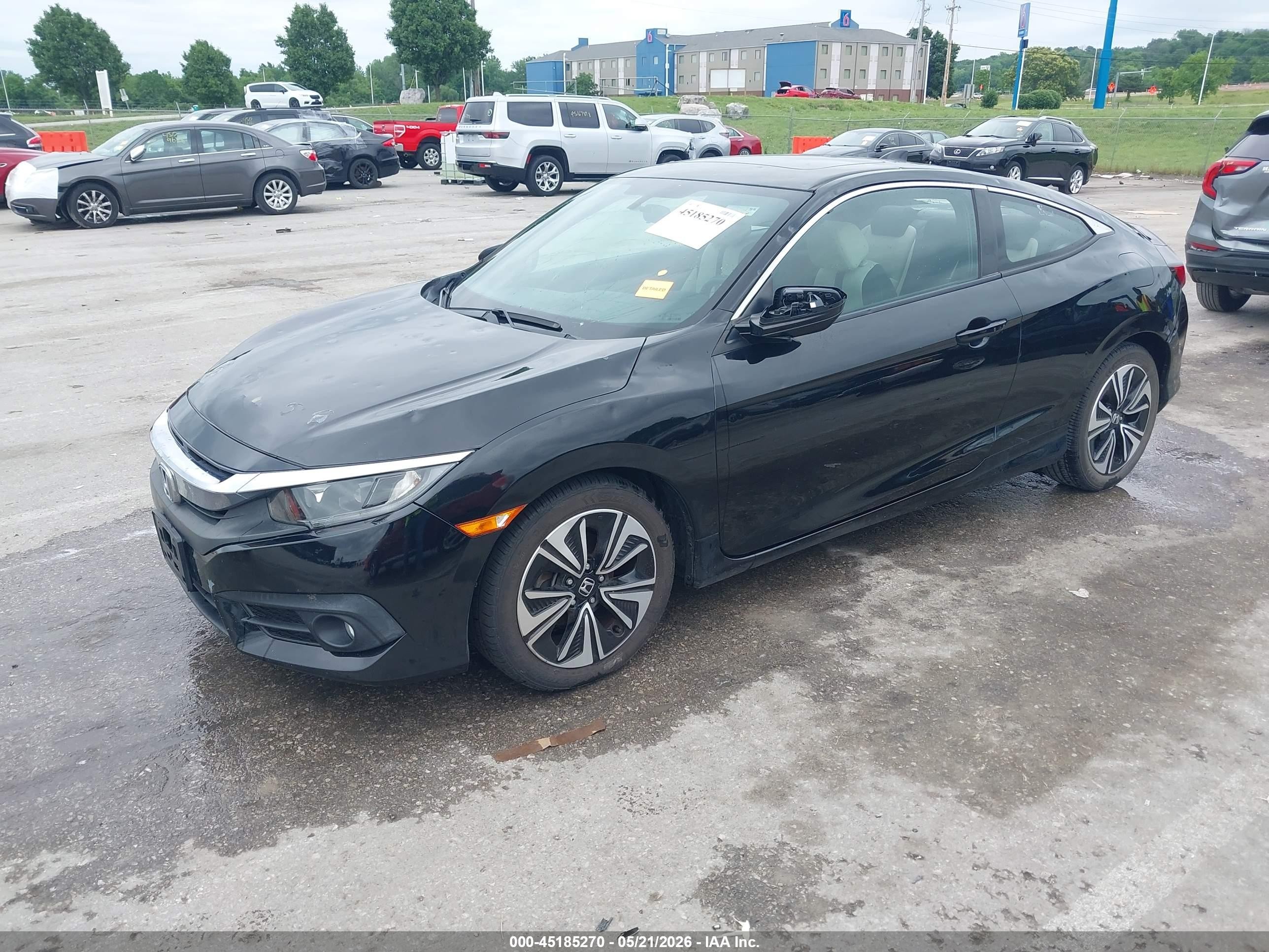 2016 Honda Civic Ex-t Black vin: 2HGFC3B33GH361479