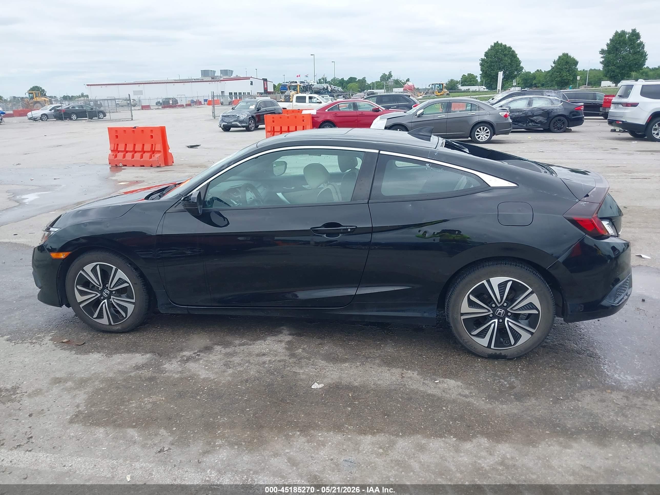 2016 Honda Civic Ex-t Black vin: 2HGFC3B33GH361479