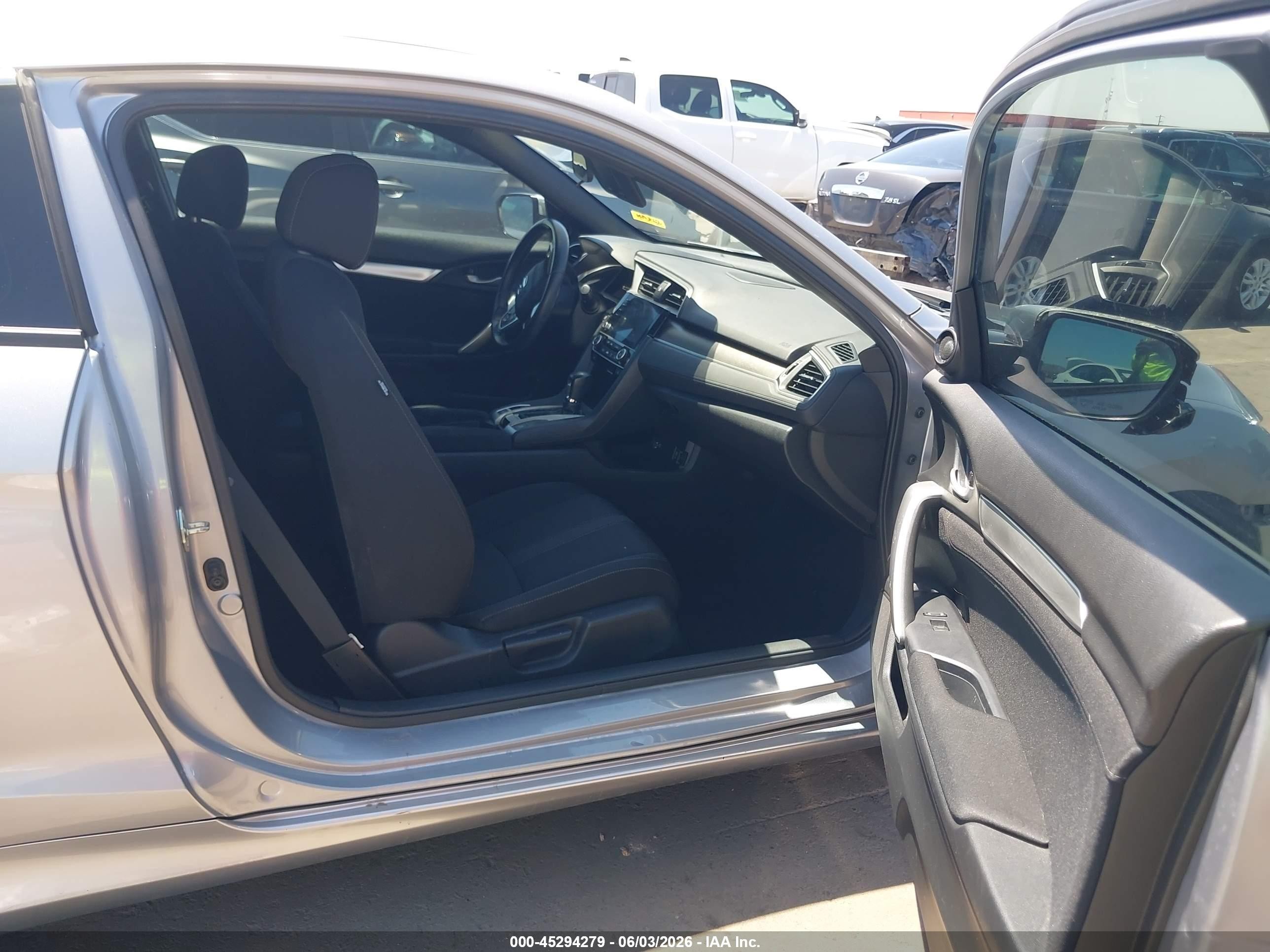 2019 Honda Civic Ex Gray vin: 2HGFC3B37KH354902