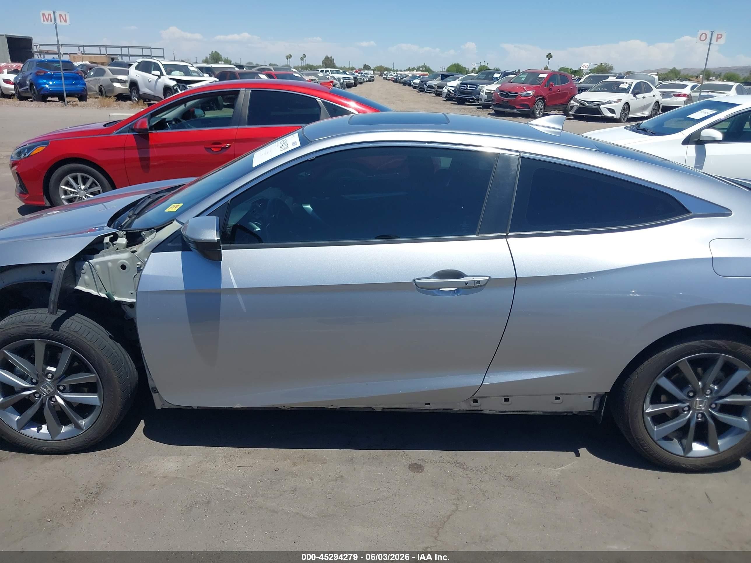 2019 Honda Civic Ex Gray vin: 2HGFC3B37KH354902