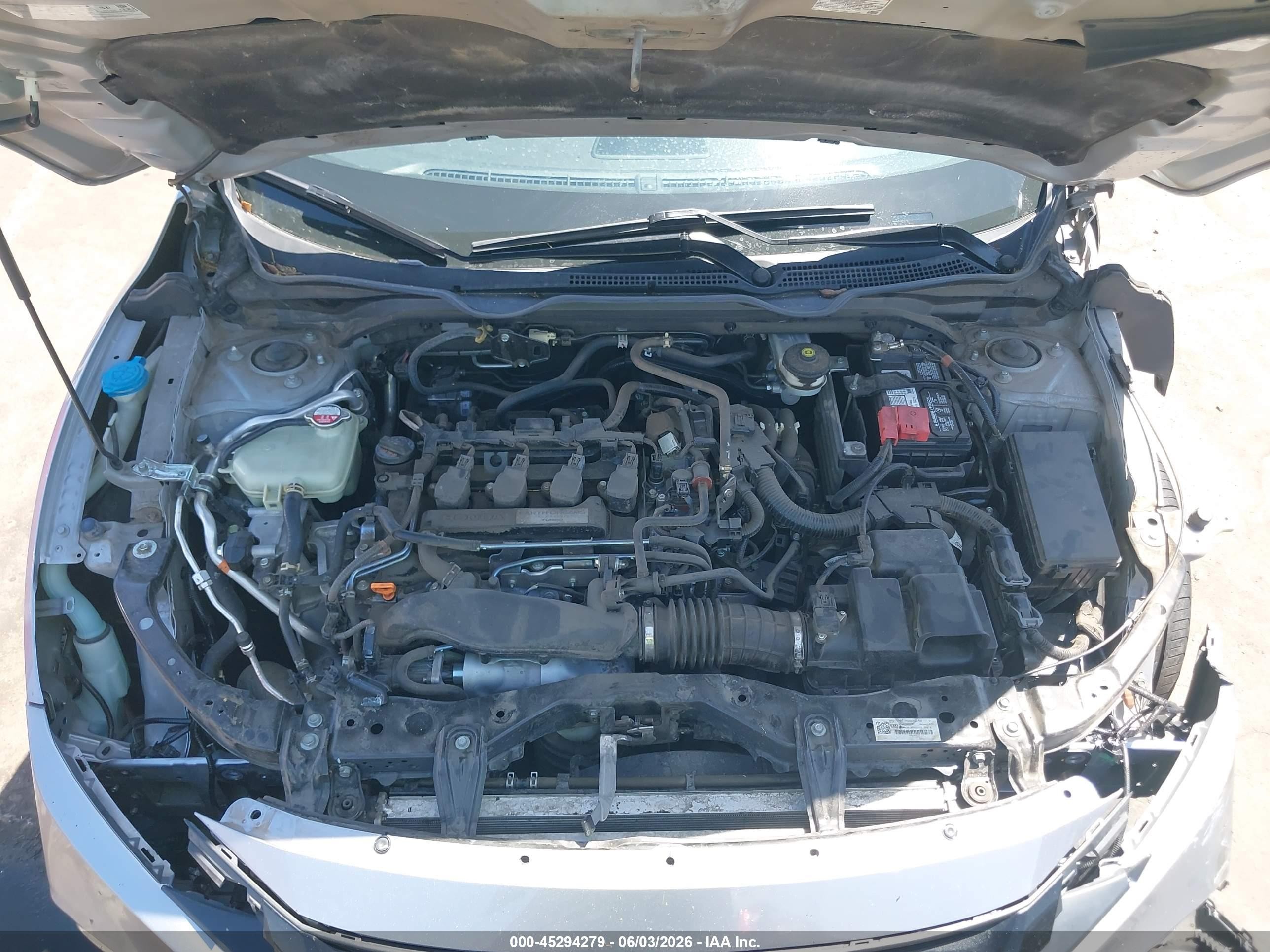 2019 Honda Civic Ex Gray vin: 2HGFC3B37KH354902
