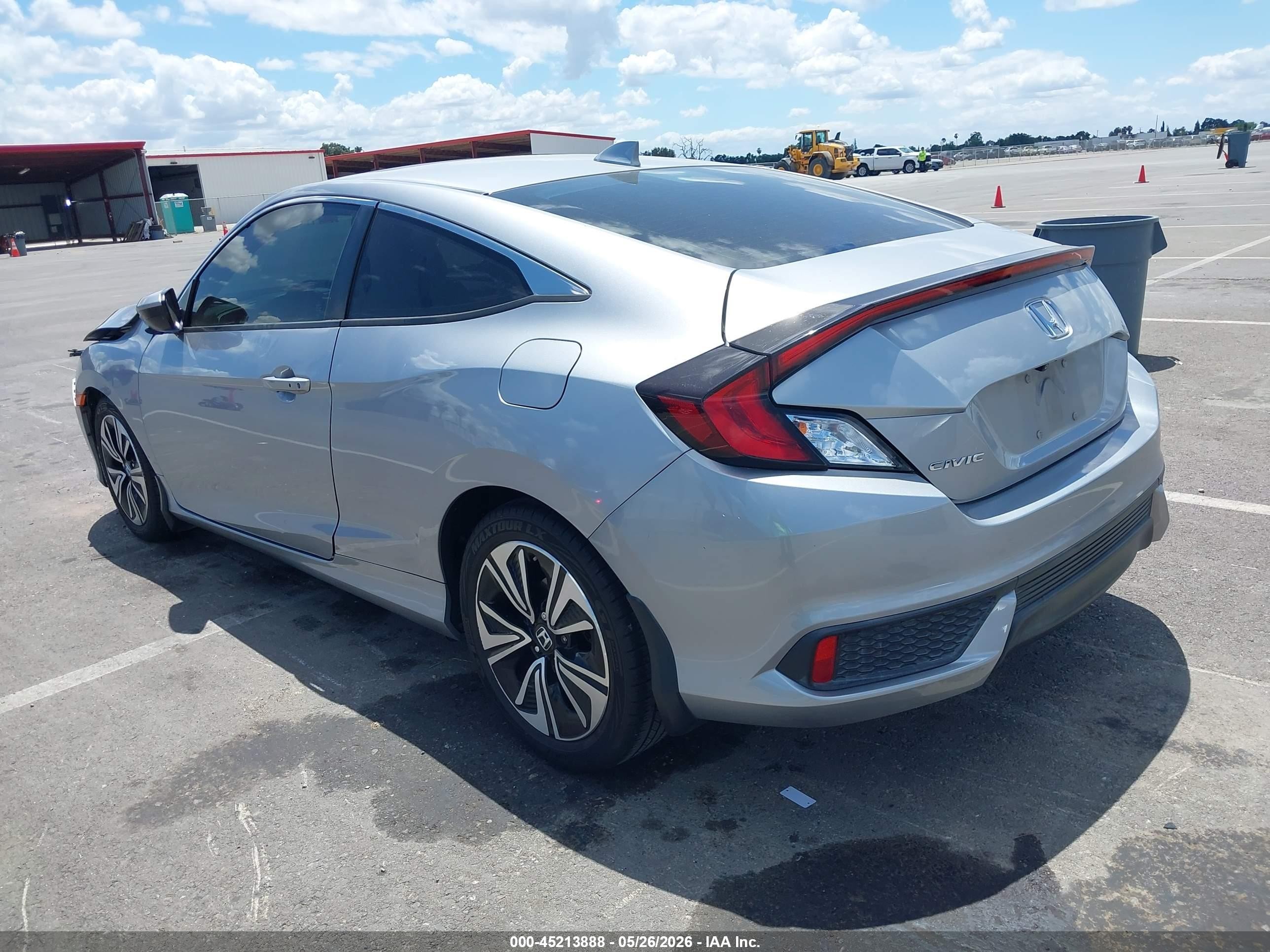 2017 Honda Civic Ex-t Silver vin: 2HGFC3B3XHH352747