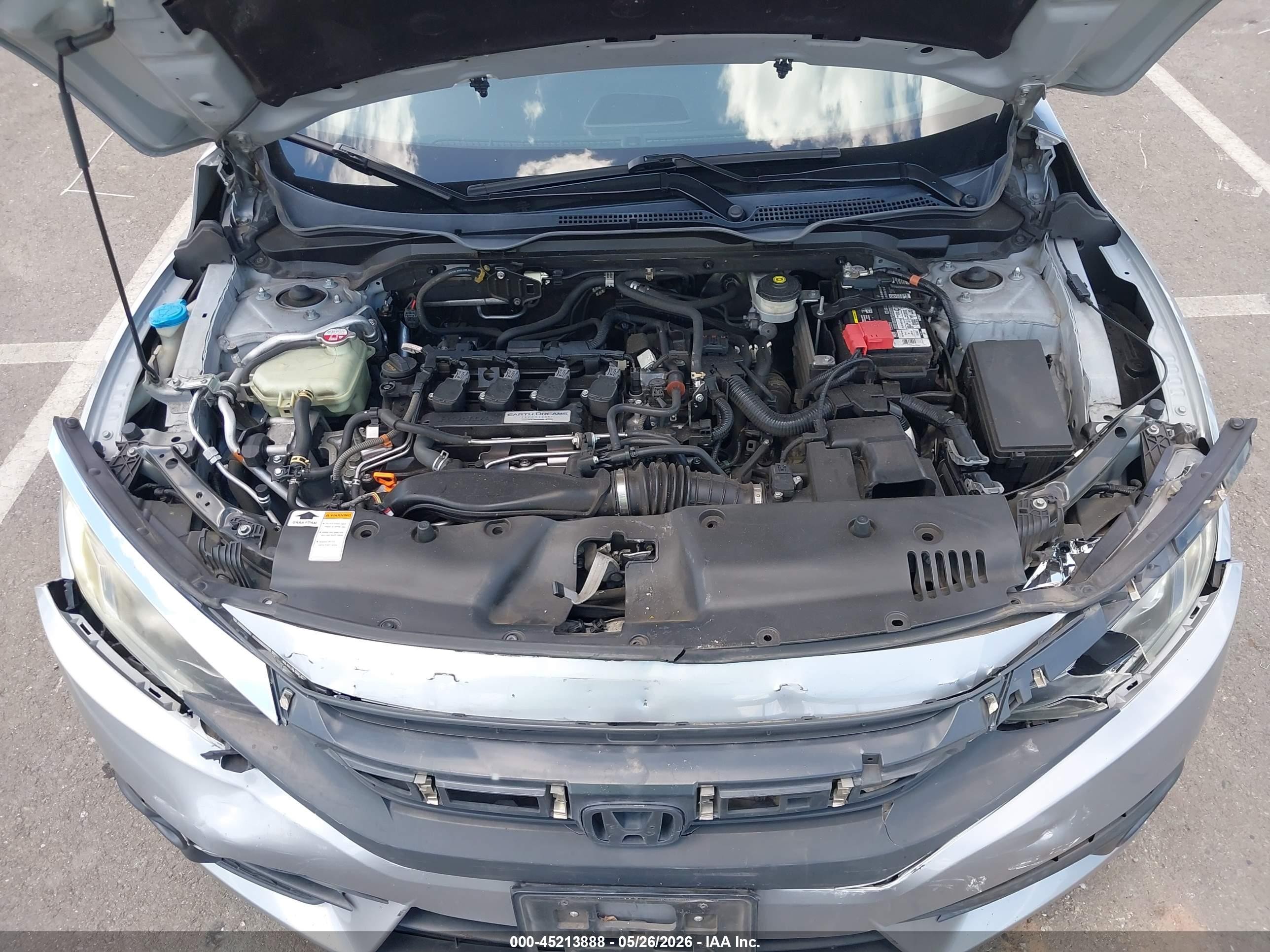 2017 Honda Civic Ex-t Silver vin: 2HGFC3B3XHH352747
