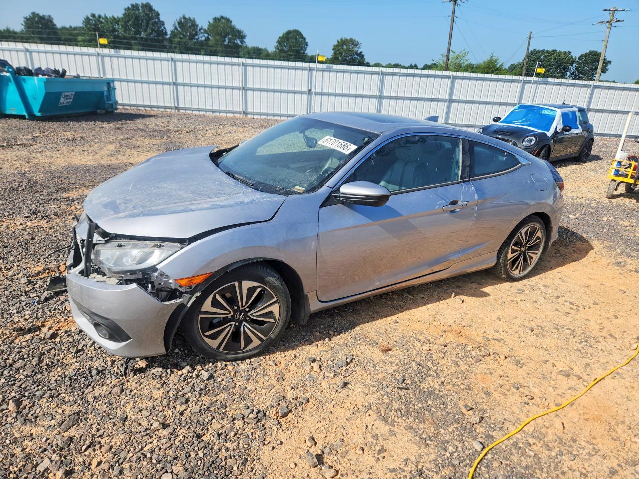 2017 Honda Civic Exl Silver vin: 2HGFC3B76HH351663