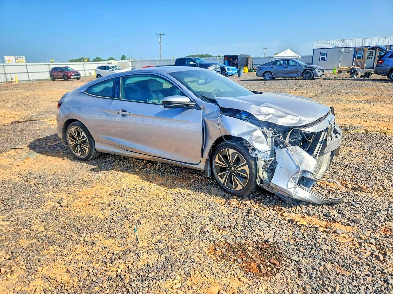 2017 Honda Civic Exl Silver vin: 2HGFC3B76HH351663
