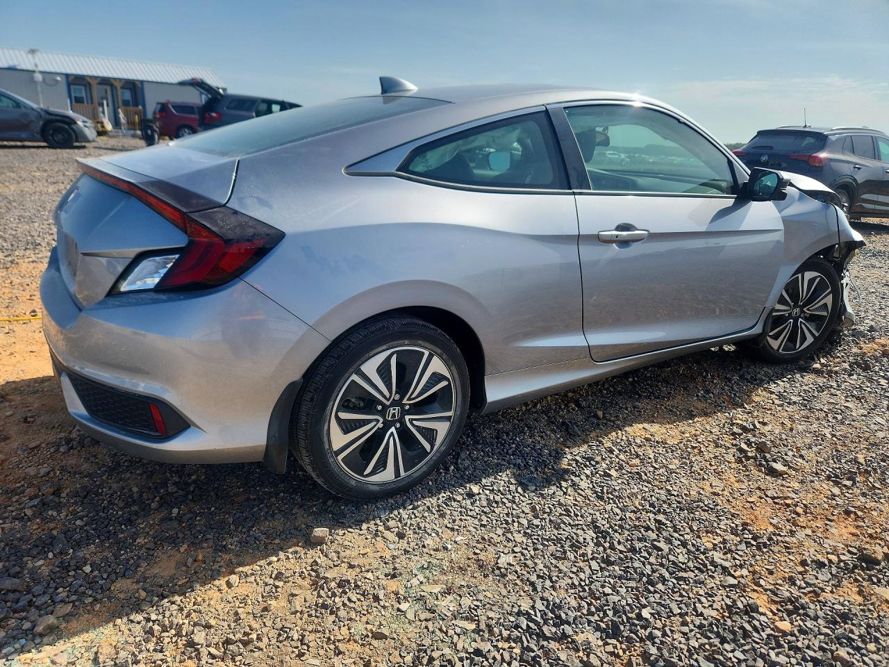2017 Honda Civic Exl Silver vin: 2HGFC3B76HH351663