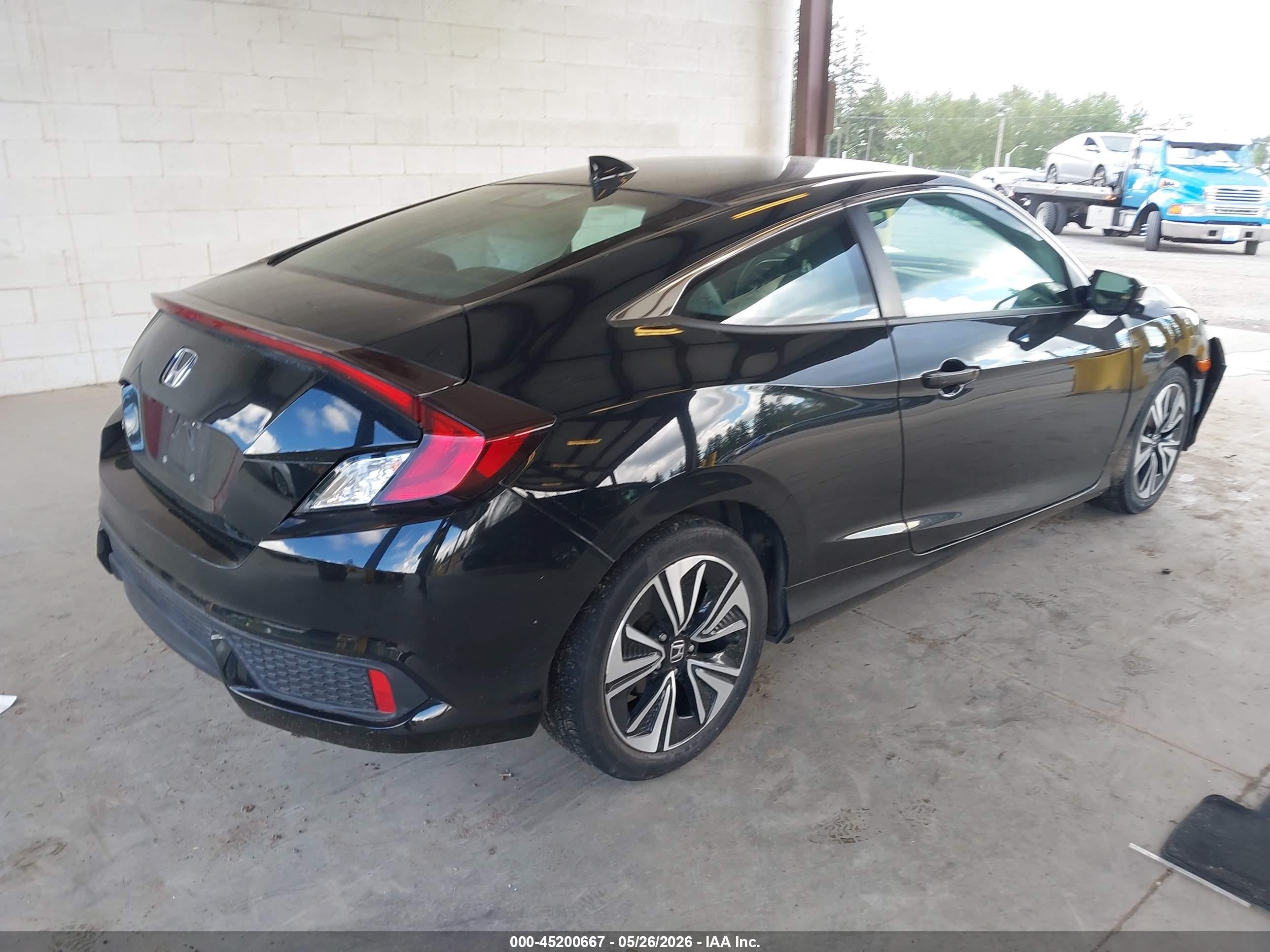 2018 Honda Civic Ex-l Black vin: 2HGFC3B79JH354563