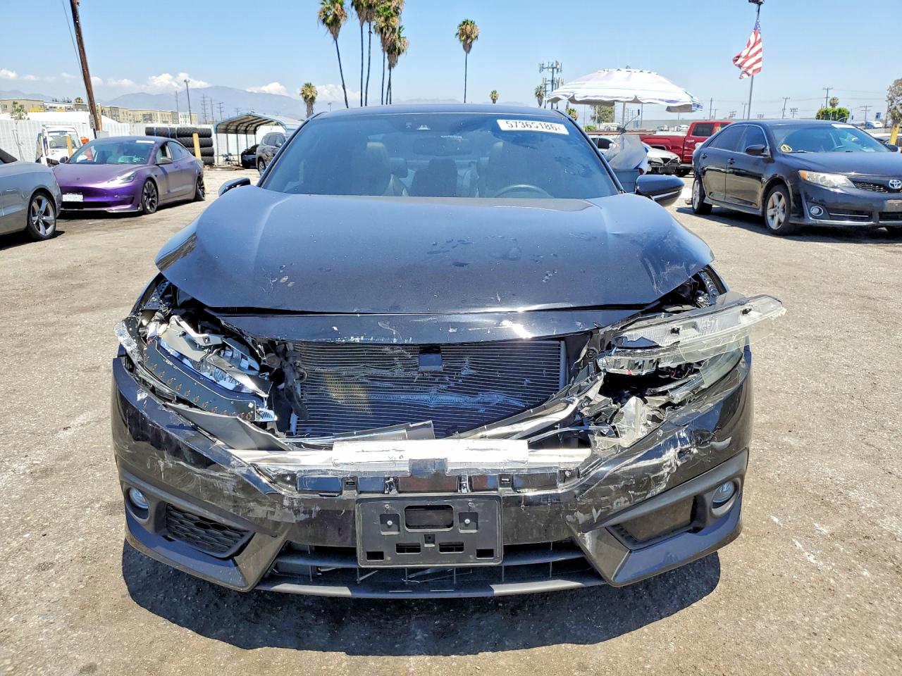 2017 Honda Civic Touring Black vin: 2HGFC3B90HH350610