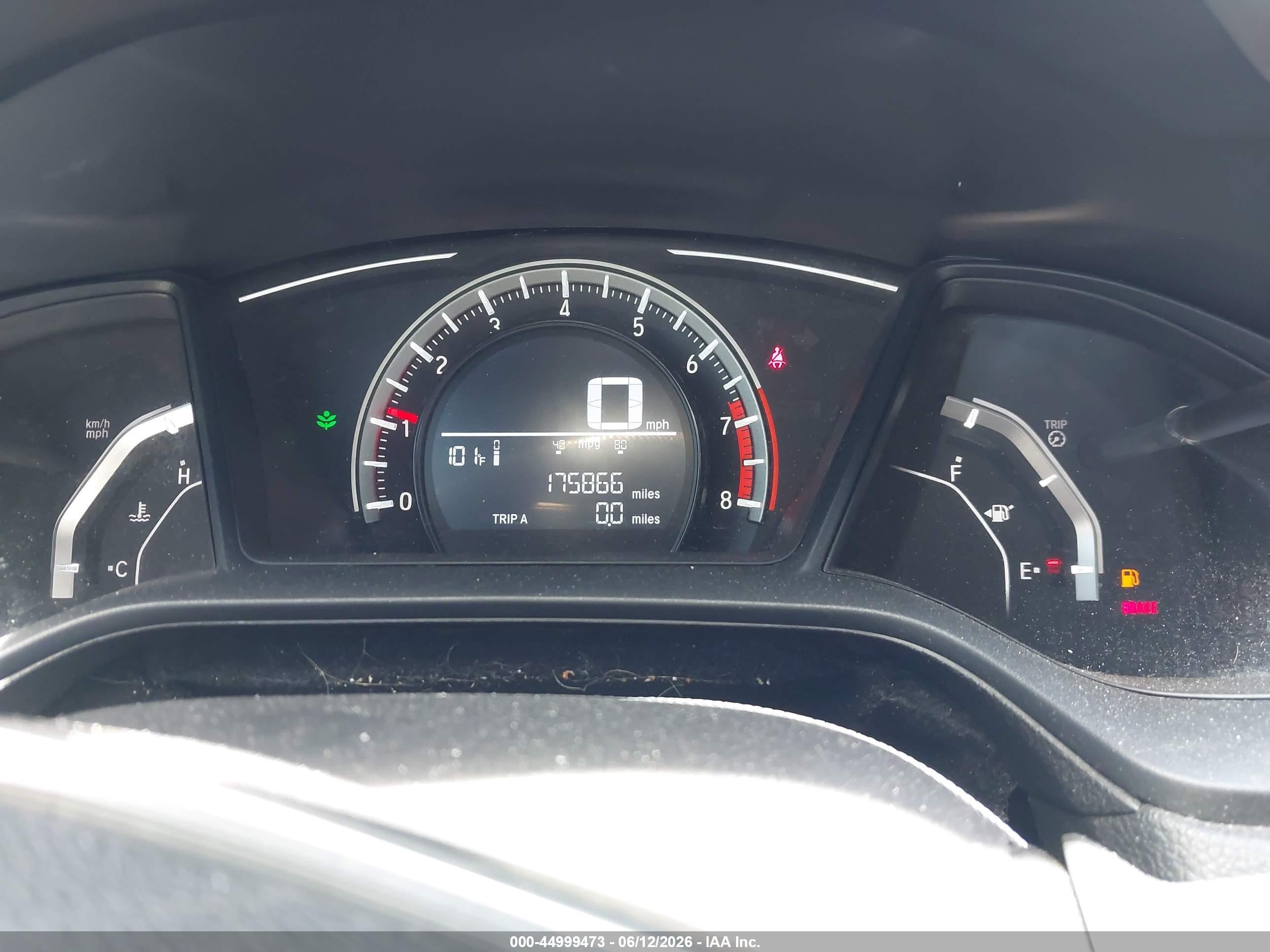 2017 Honda Civic Lx Черный vin: 2HGFC4A57HH306981
