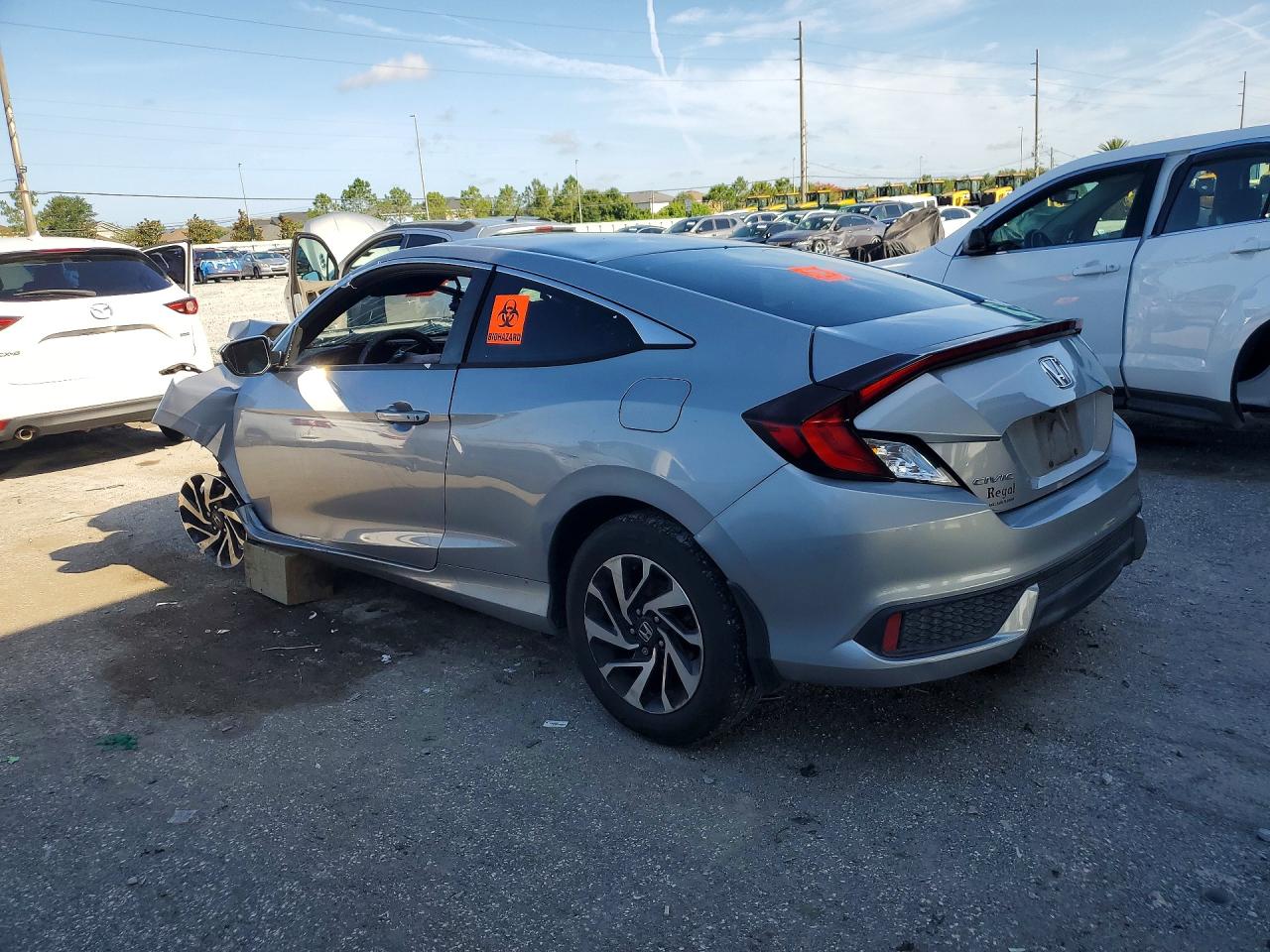 2016 Honda Civic Lx Gray vin: 2HGFC4B00GH302000