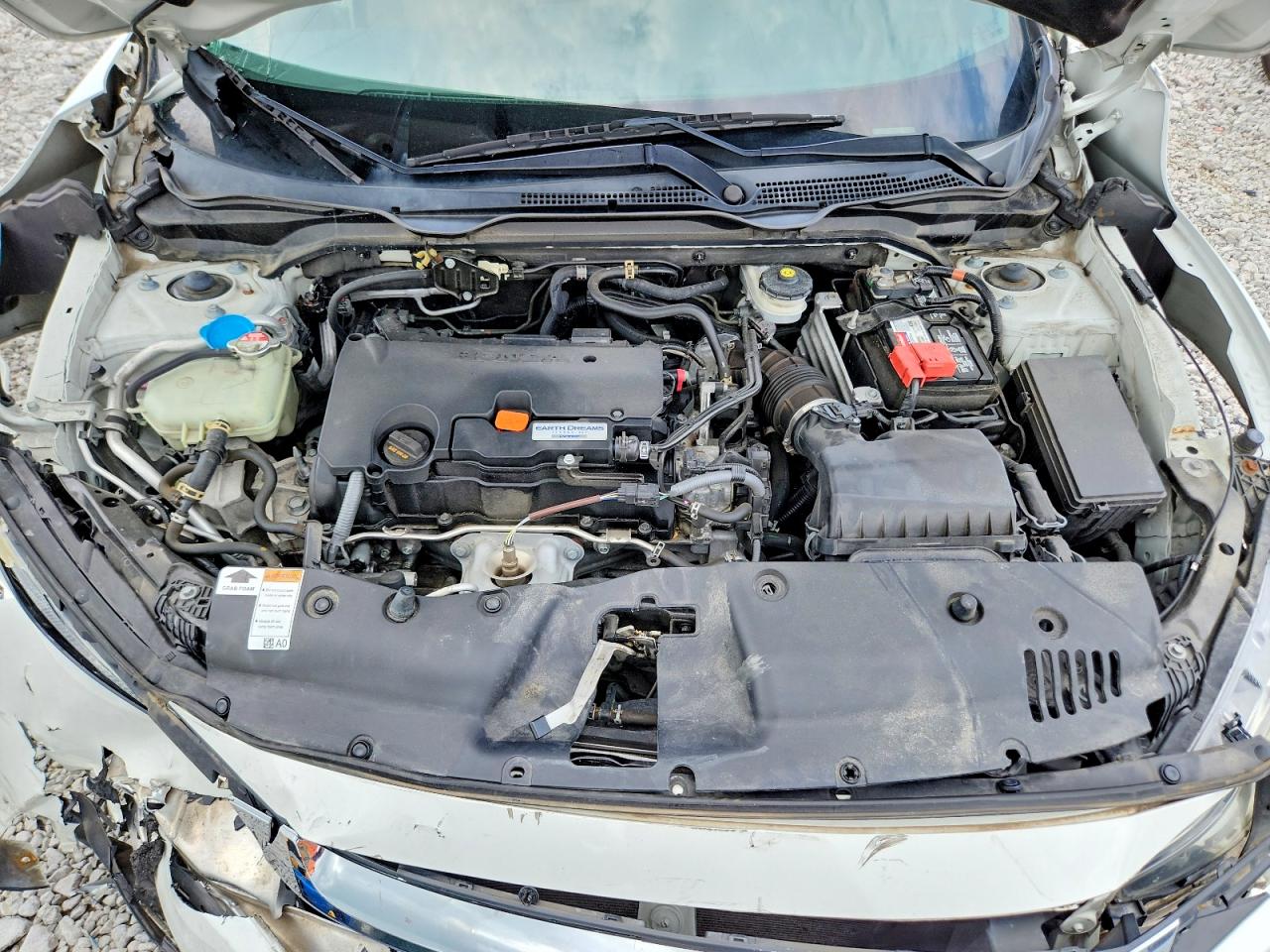 2018 Honda Civic Lx Белый vin: 2HGFC4B00JH305471