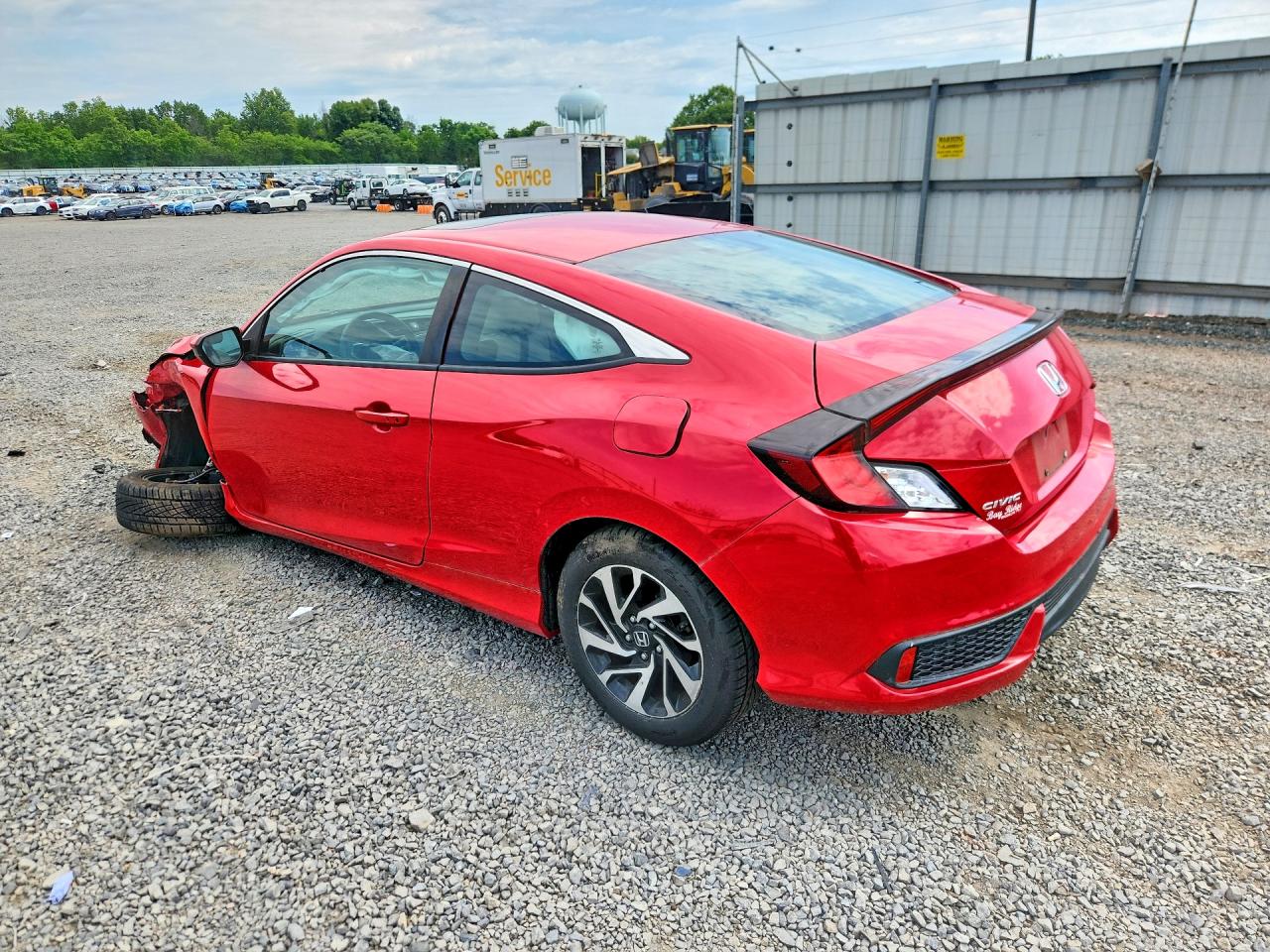 2016 Honda Civic Lx Red vin: 2HGFC4B04GH306017