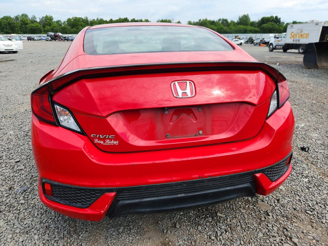 2016 Honda Civic Lx Red vin: 2HGFC4B04GH306017