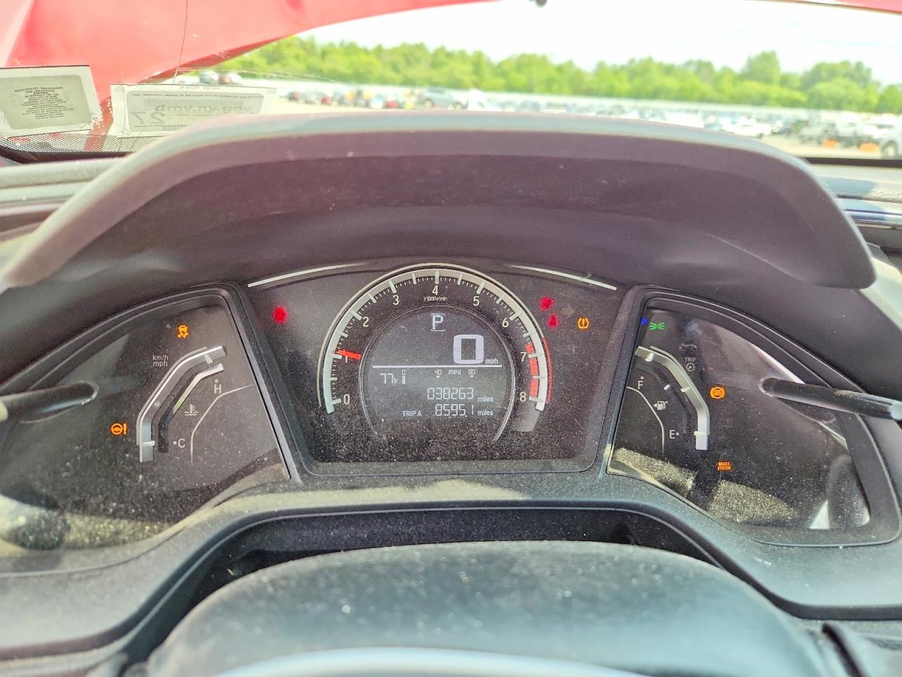 2016 Honda Civic Lx Red vin: 2HGFC4B04GH306017