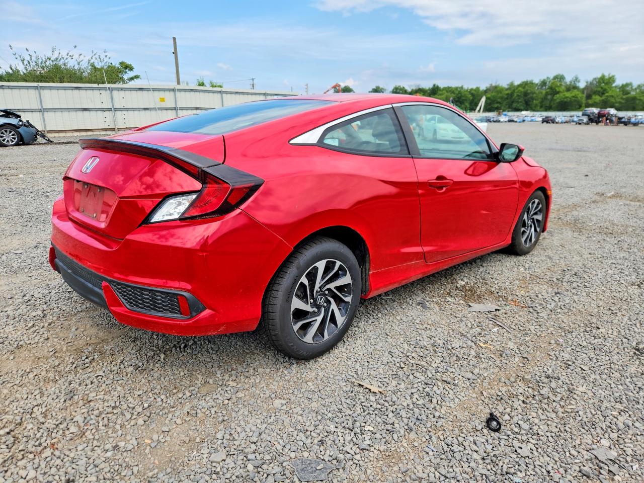 2016 Honda Civic Lx Red vin: 2HGFC4B04GH306017