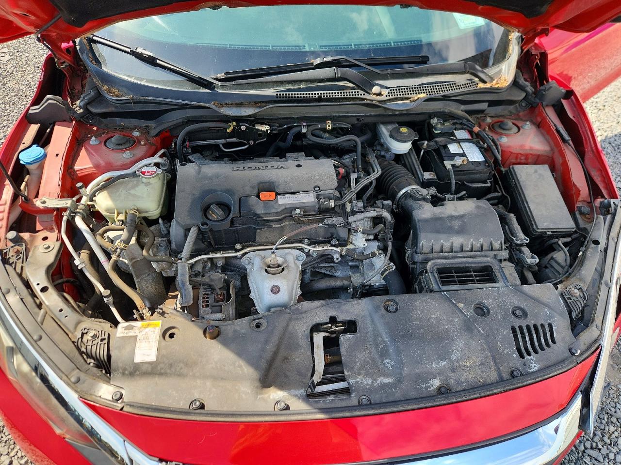 2016 Honda Civic Lx Red vin: 2HGFC4B04GH306017