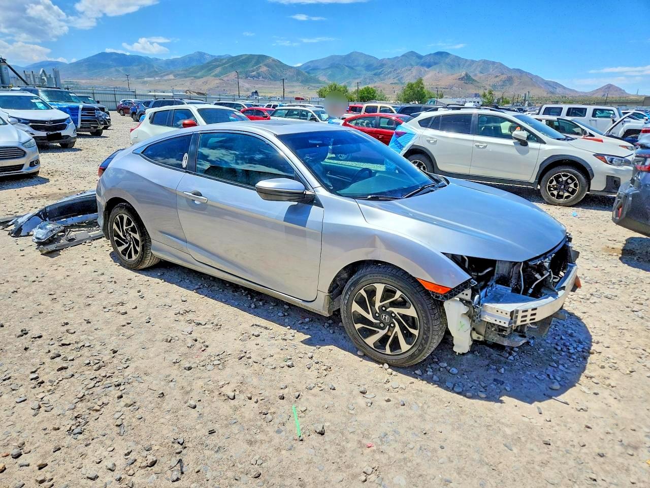 2016 Honda Civic Lx Silver vin: 2HGFC4B05GH302901