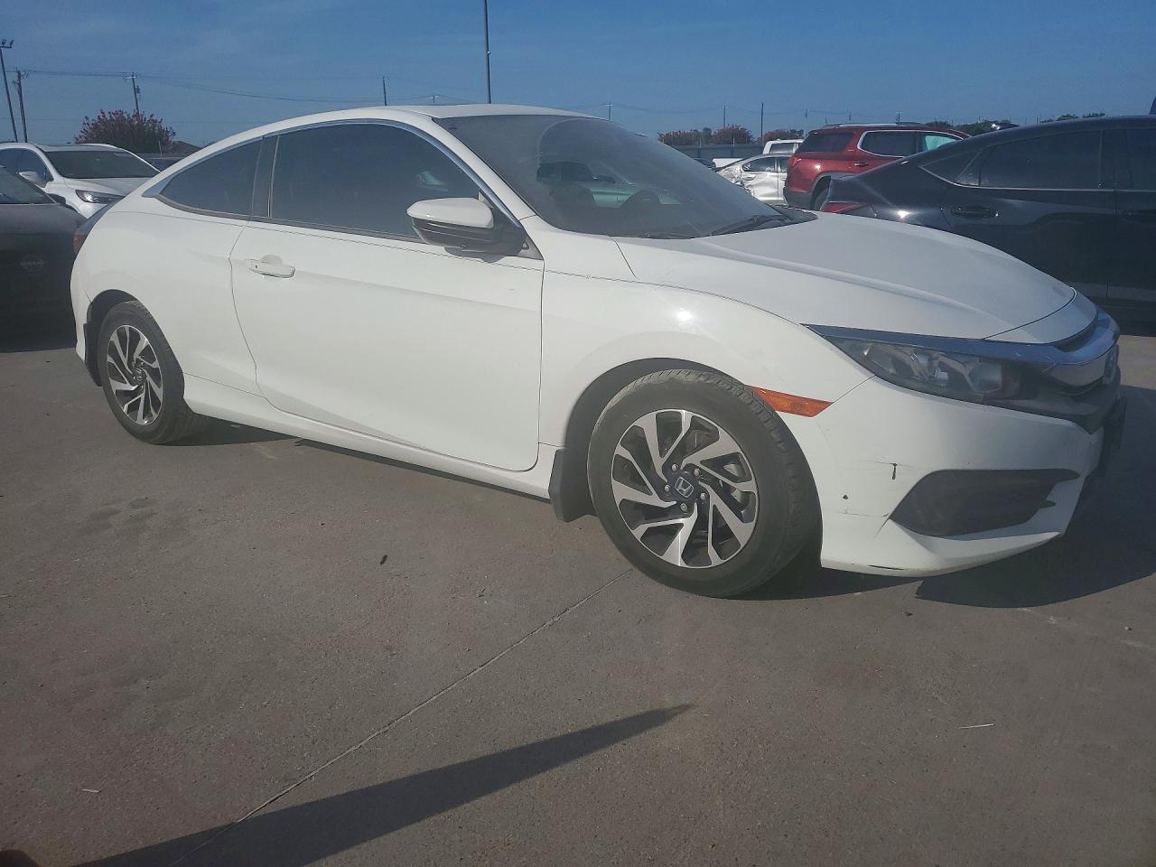2016 Honda Civic Lx White vin: 2HGFC4B05GH313476