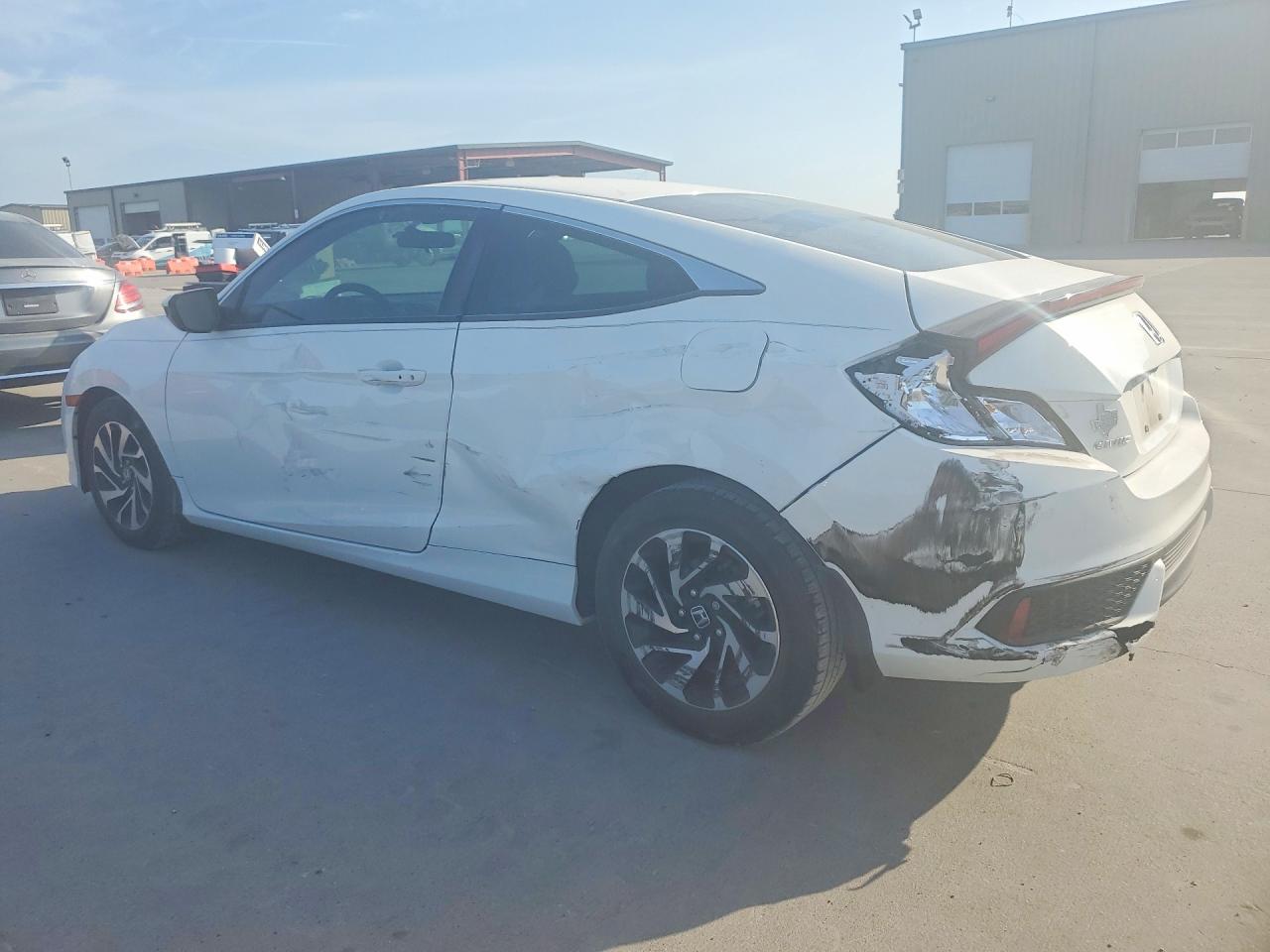 2016 Honda Civic Lx White vin: 2HGFC4B05GH313476