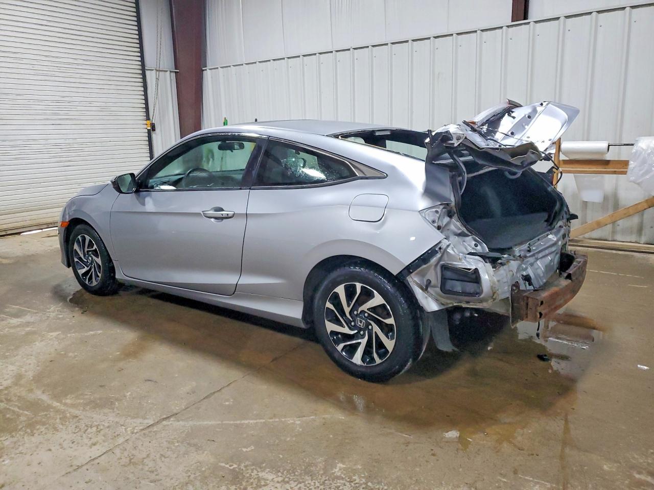 2018 Honda Civic Lx Silver vin: 2HGFC4B06JH303305