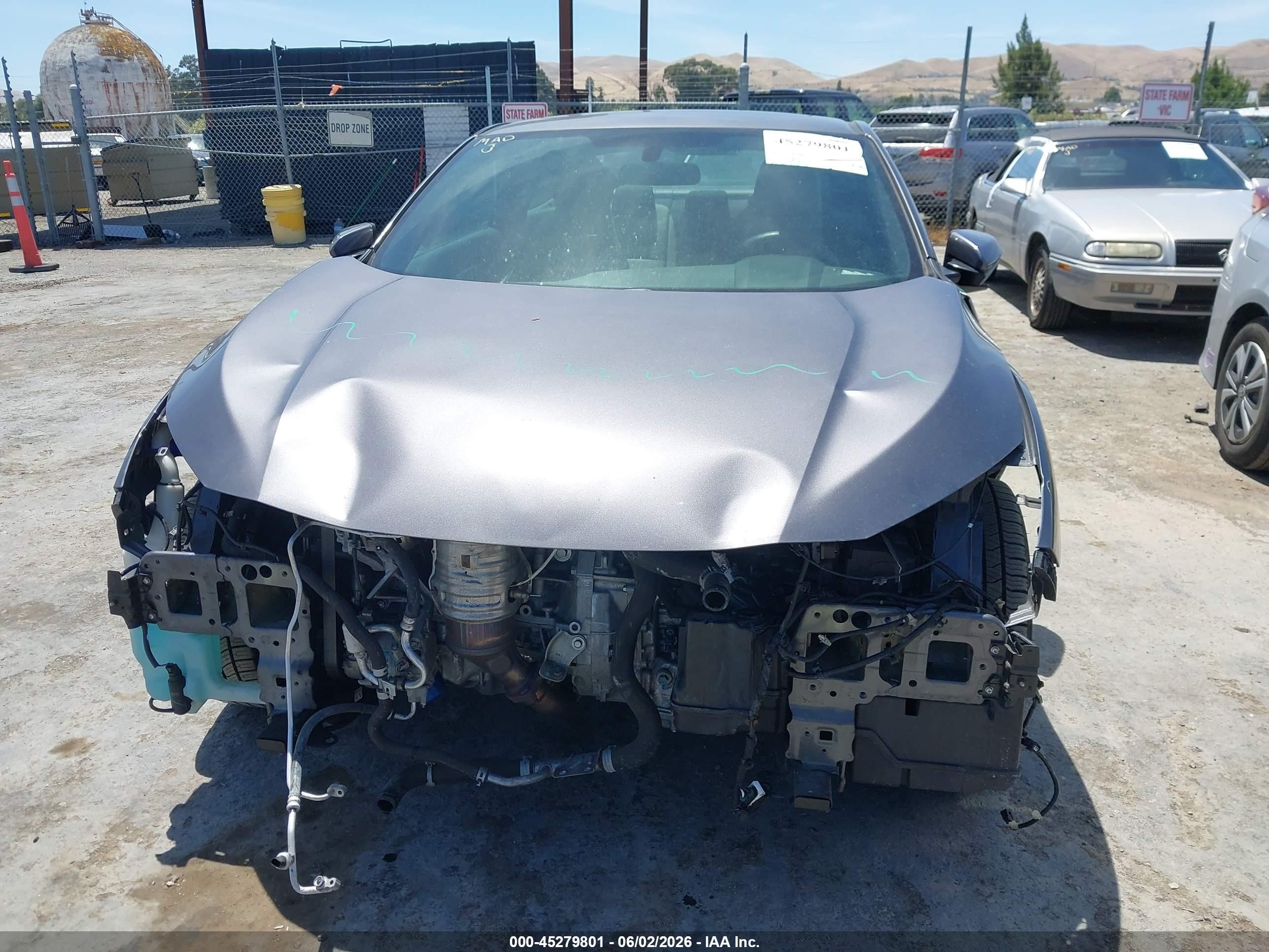 2018 Honda Civic Lx-p Gray vin: 2HGFC4B07JH302535