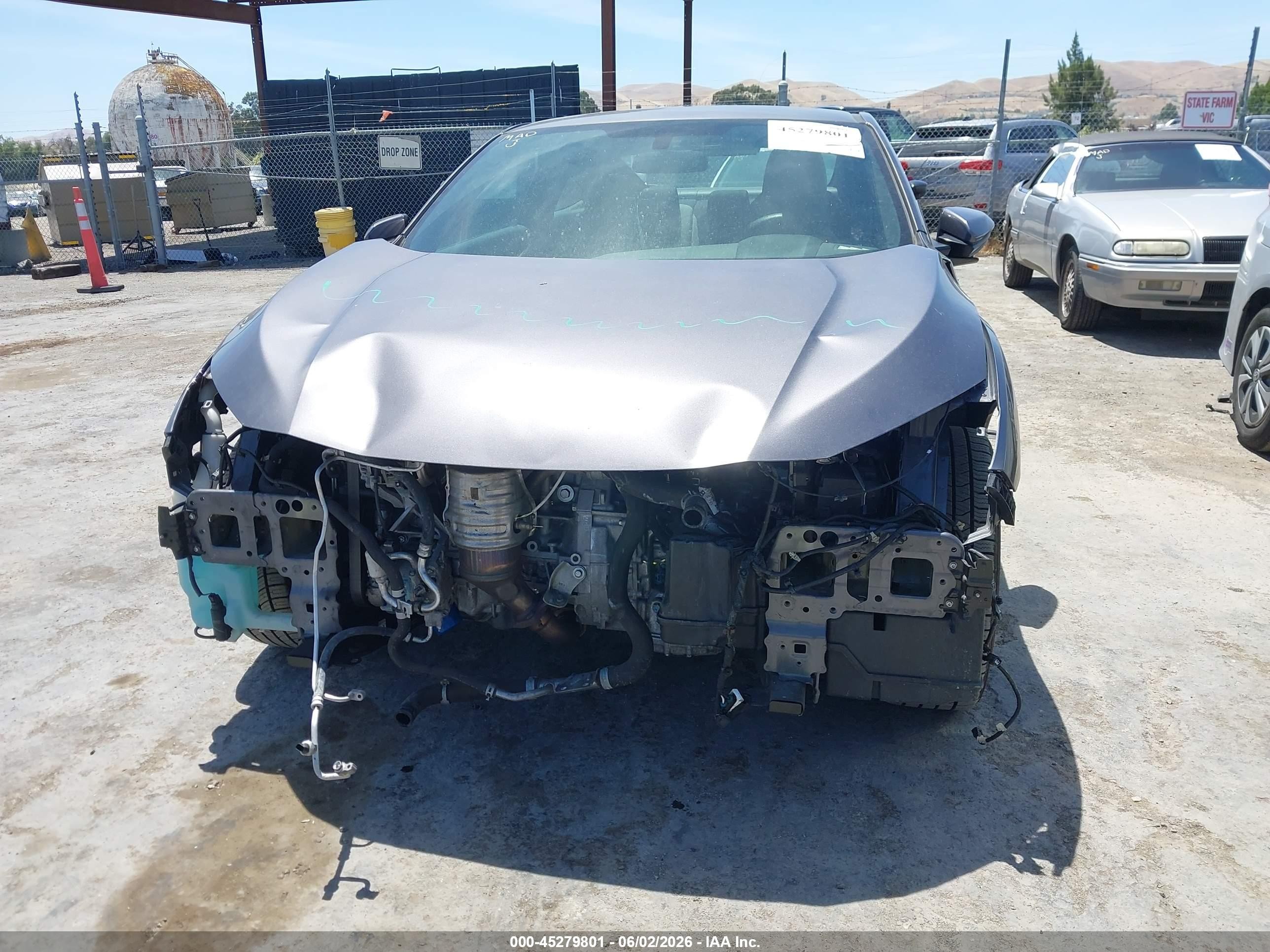 2018 Honda Civic Lx-p Gray vin: 2HGFC4B07JH302535