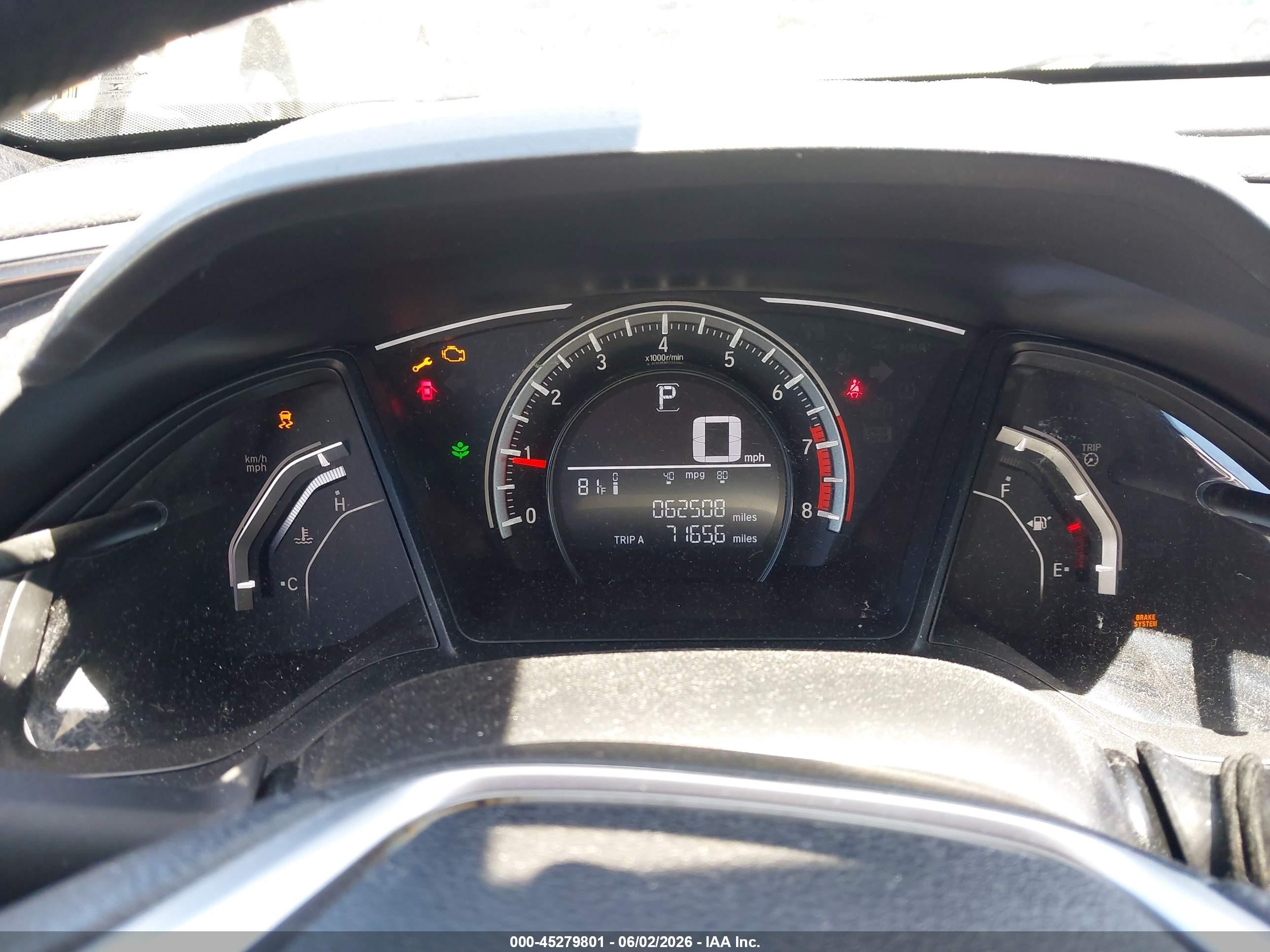 2018 Honda Civic Lx-p Gray vin: 2HGFC4B07JH302535