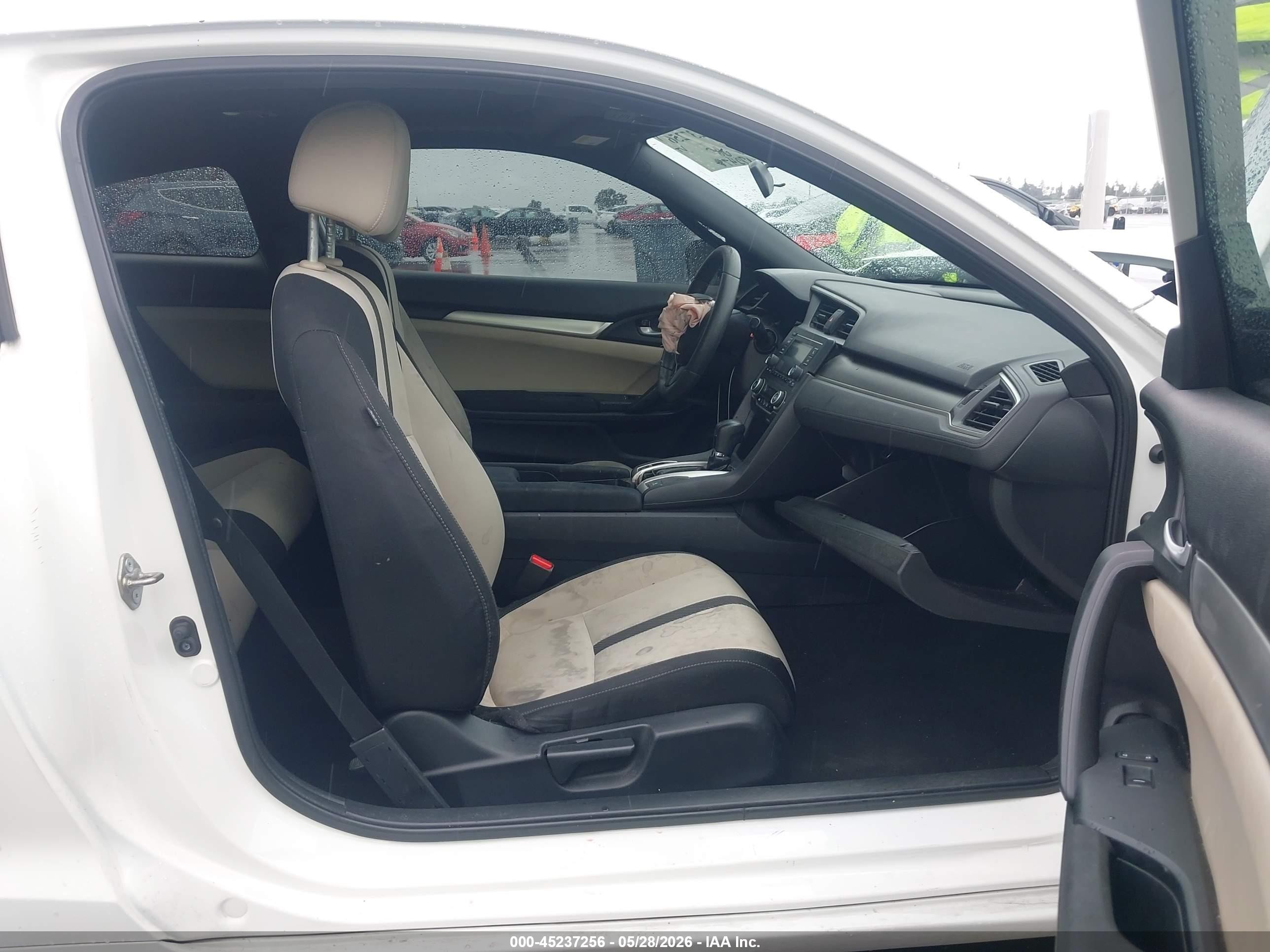 2017 Honda Civic Lx-p White vin: 2HGFC4B08HH301744
