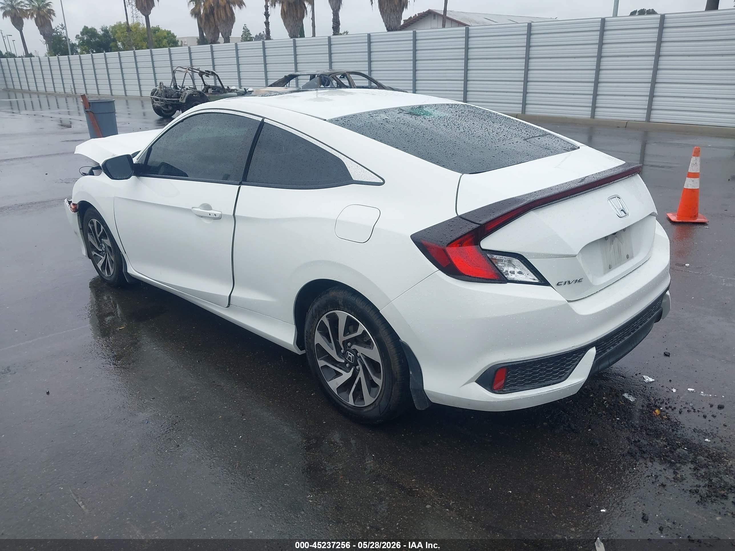 2017 Honda Civic Lx-p White vin: 2HGFC4B08HH301744