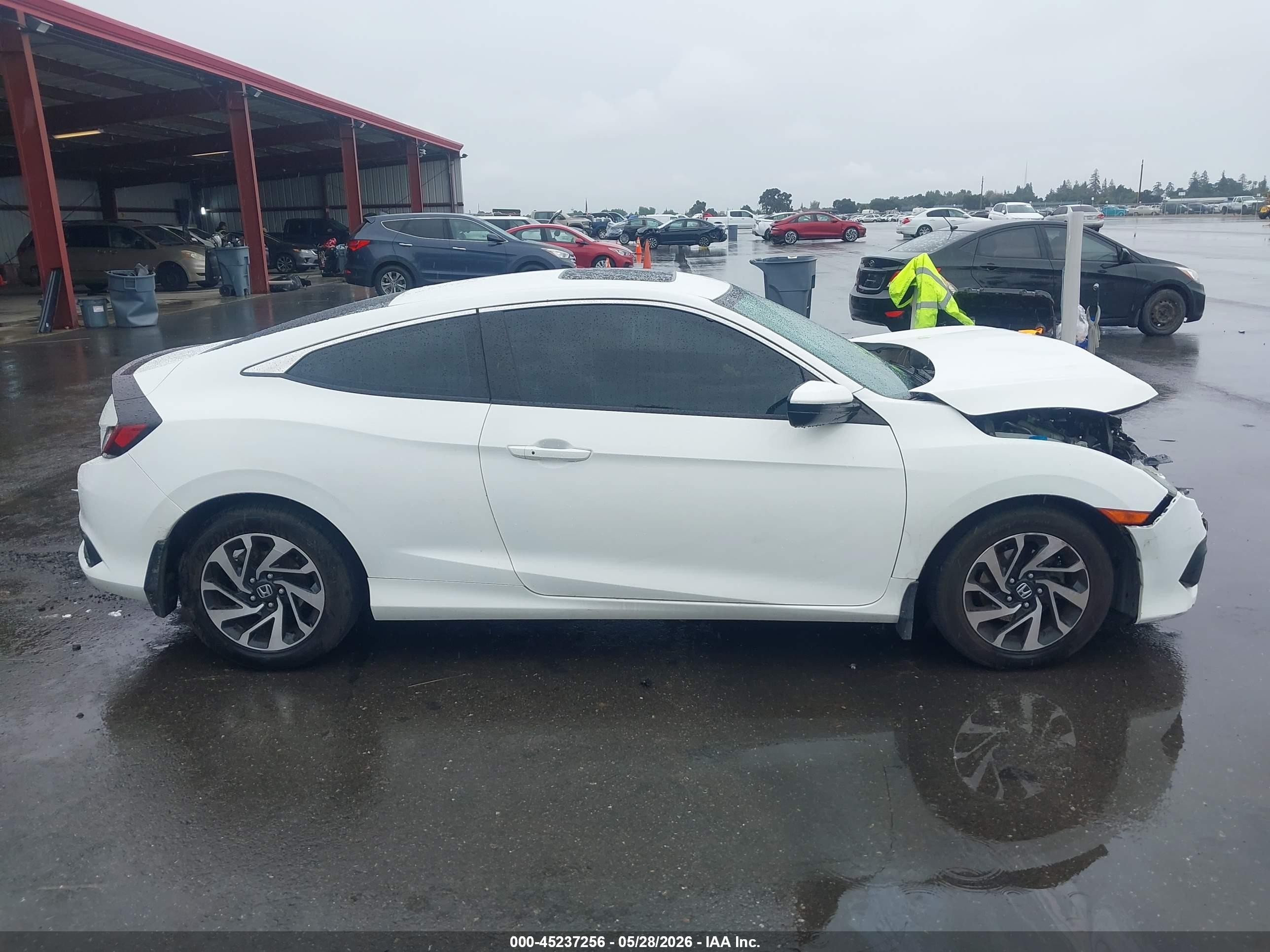 2017 Honda Civic Lx-p White vin: 2HGFC4B08HH301744