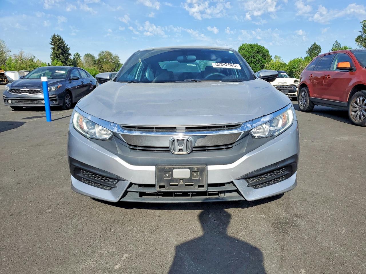 2016 Honda Civic Lx Silver vin: 2HGFC4B0XGH316065