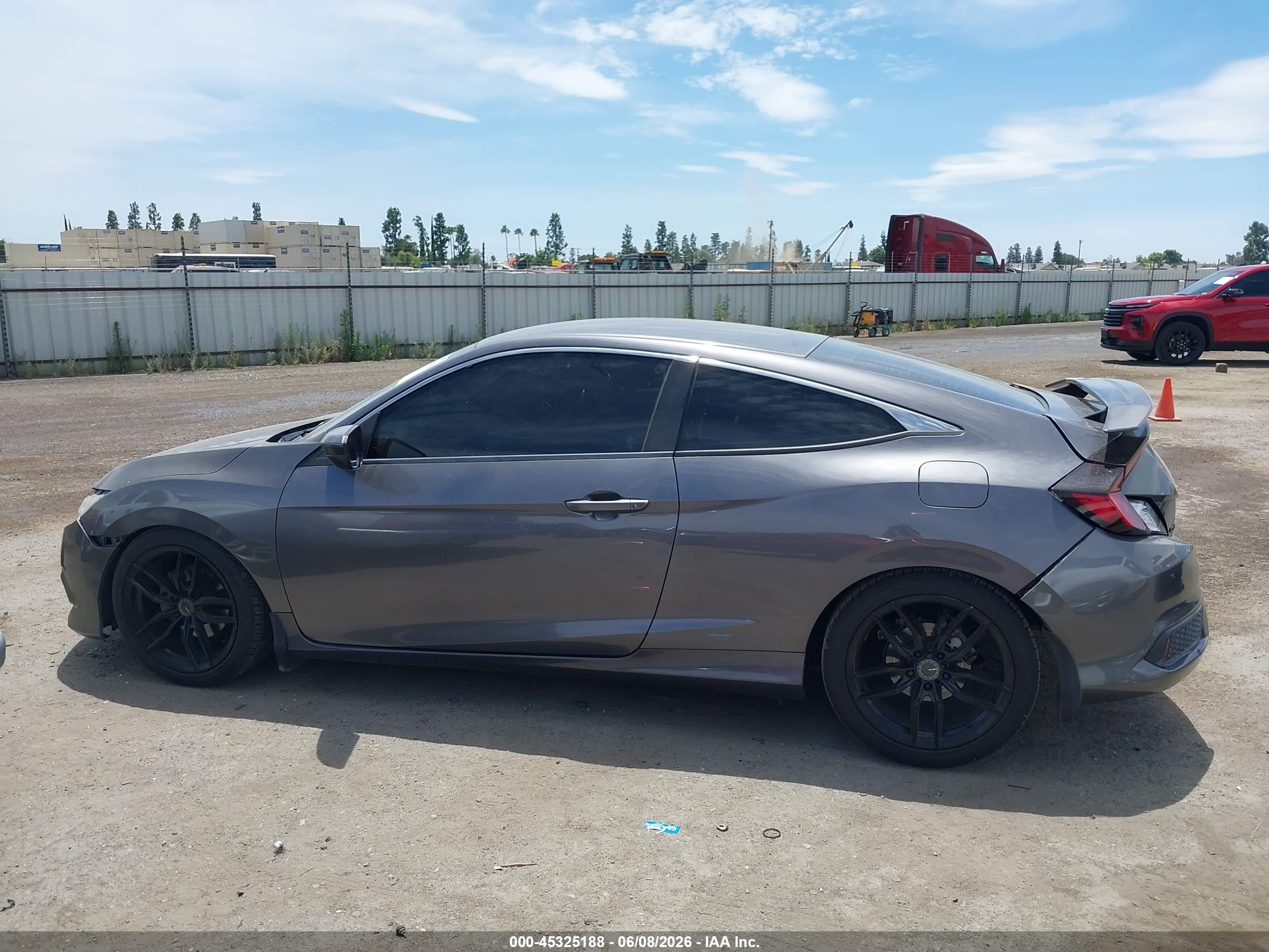 2016 Honda Civic Lx Gray vin: 2HGFC4B53GH316484