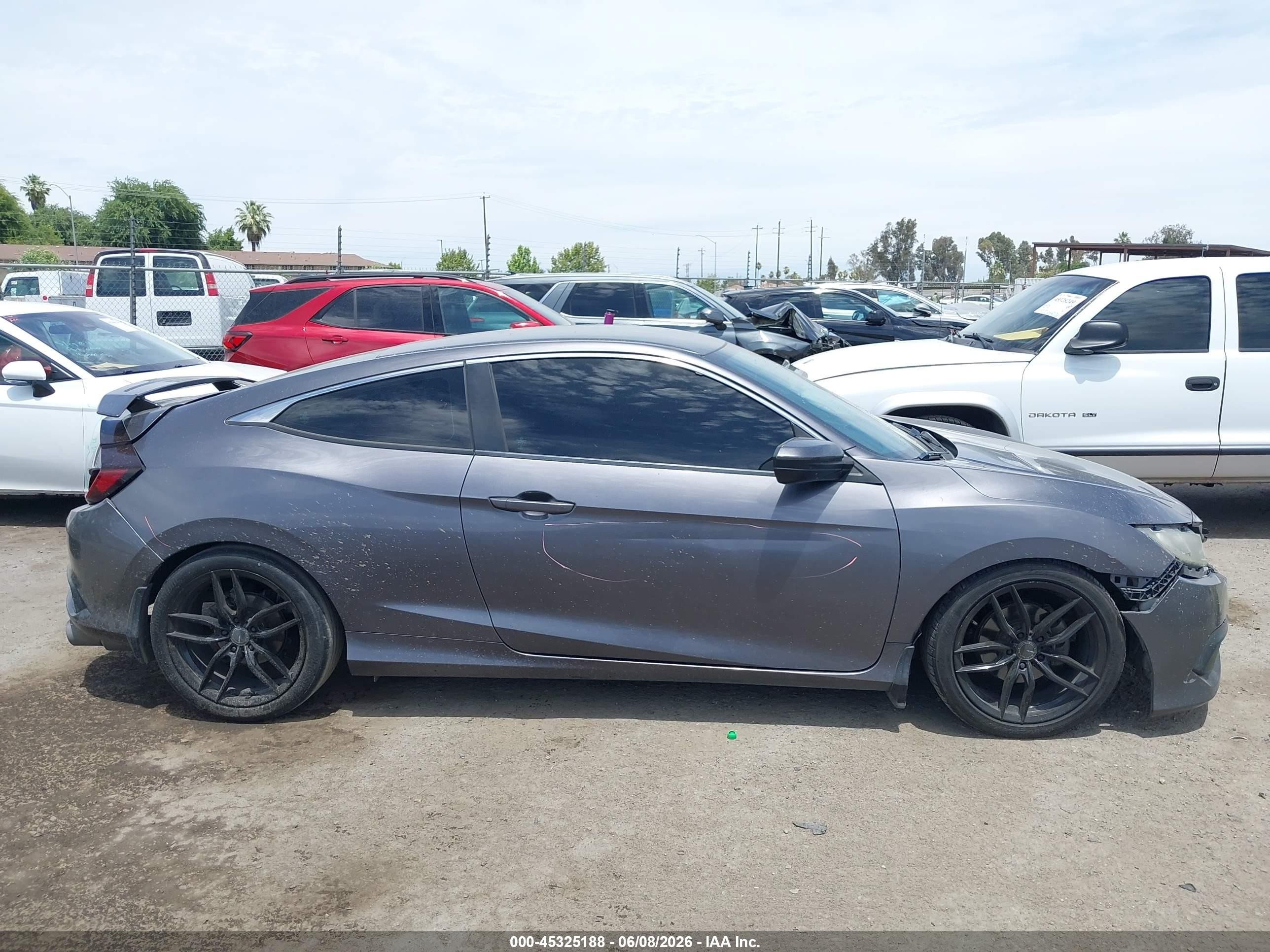 2016 Honda Civic Lx Gray vin: 2HGFC4B53GH316484