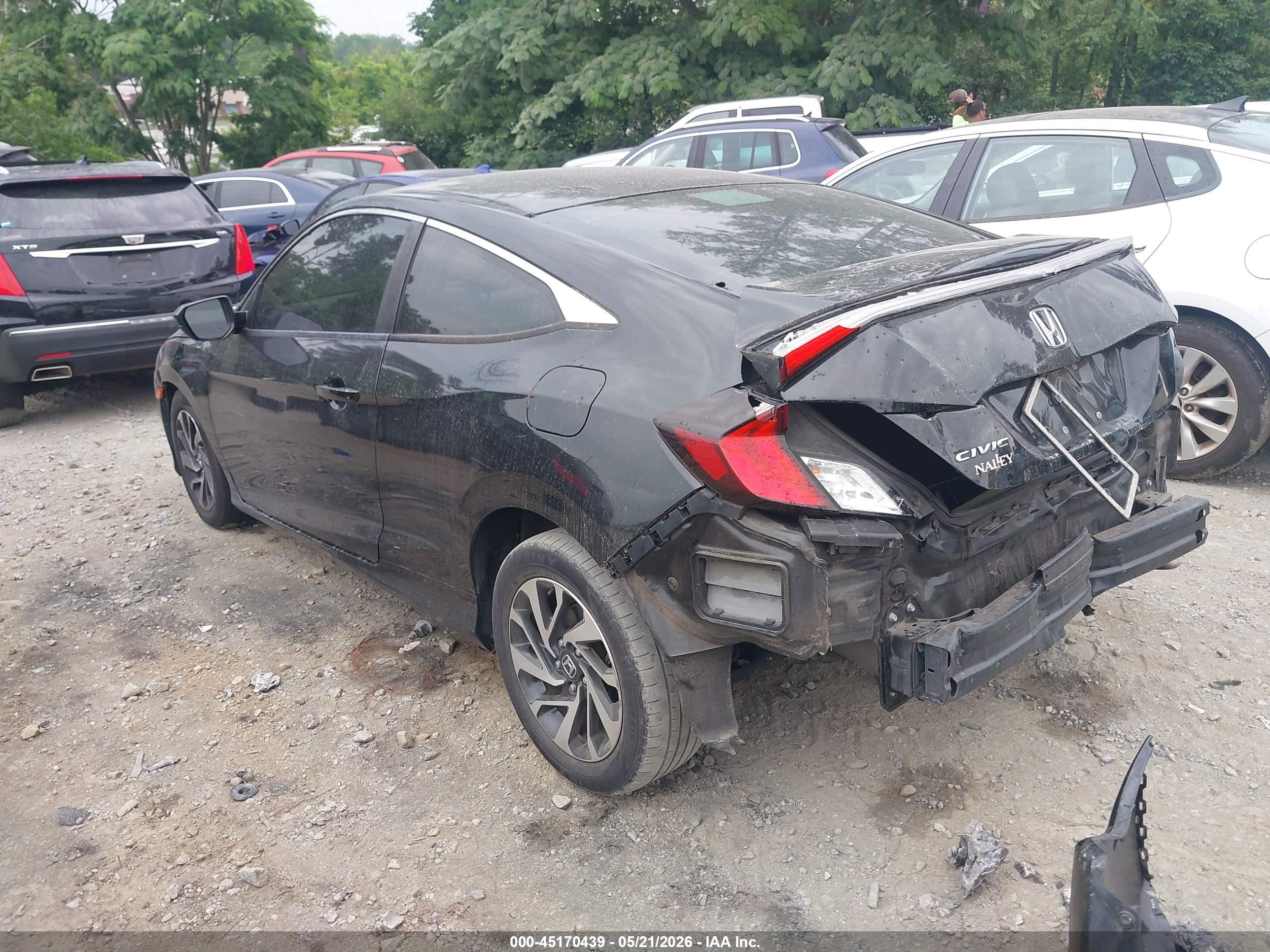 2017 Honda Civic Lx Черный vin: 2HGFC4B53HH309455
