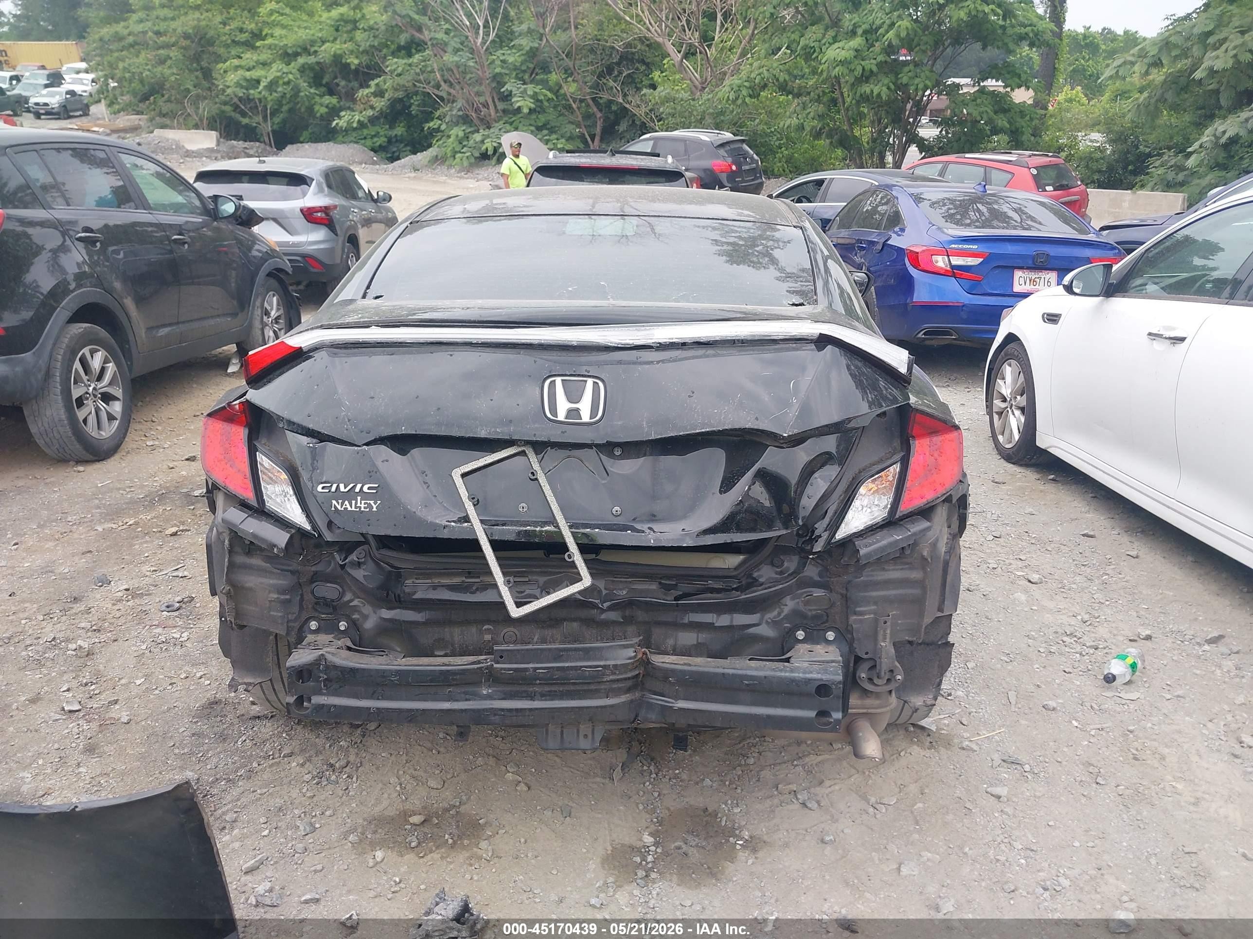 2017 Honda Civic Lx Черный vin: 2HGFC4B53HH309455