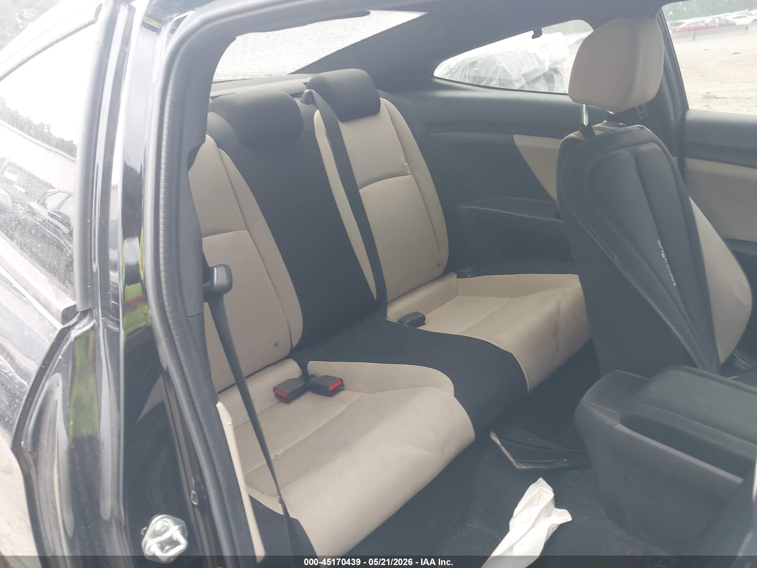 2017 Honda Civic Lx Черный vin: 2HGFC4B53HH309455