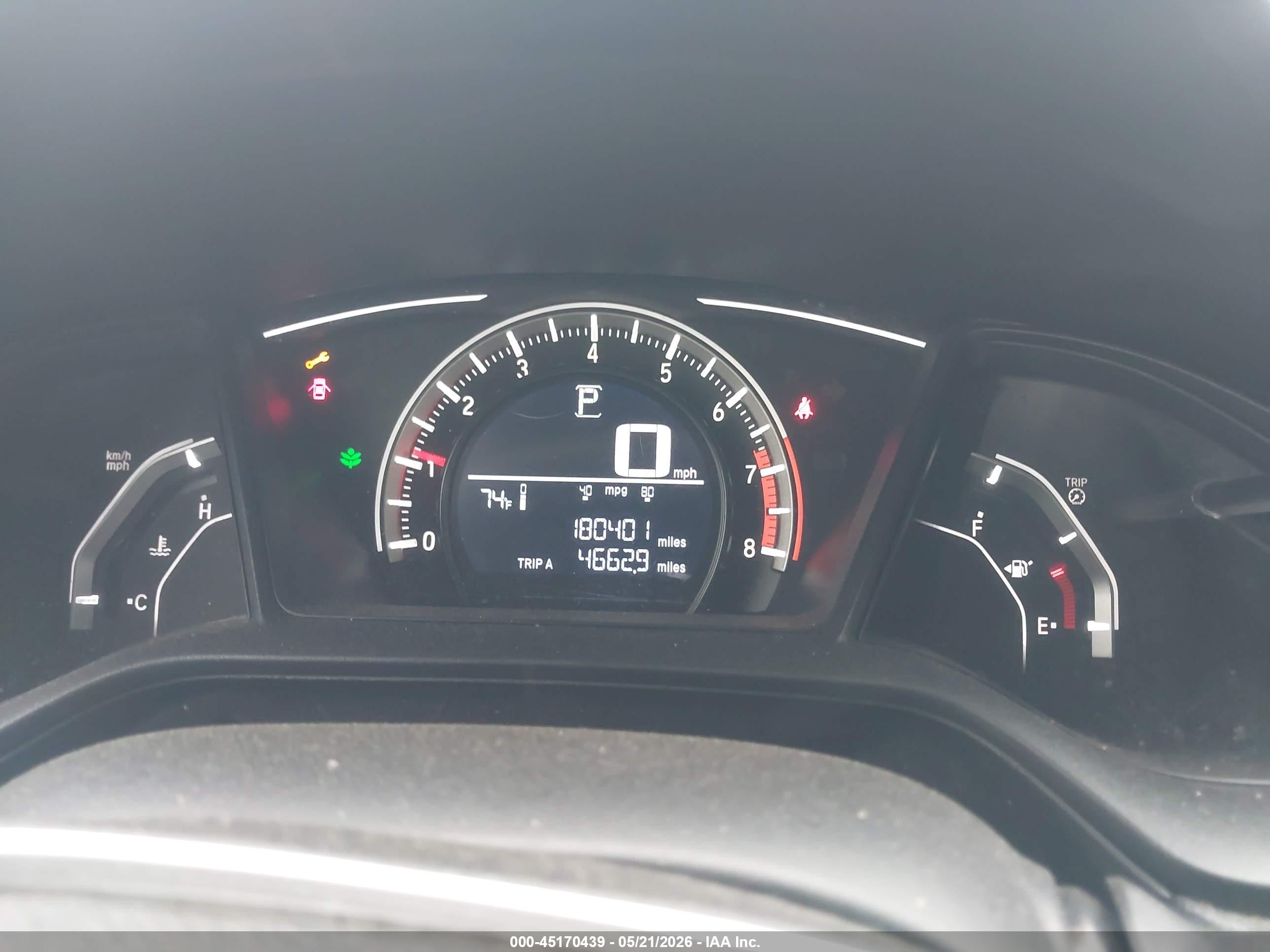 2017 Honda Civic Lx Черный vin: 2HGFC4B53HH309455