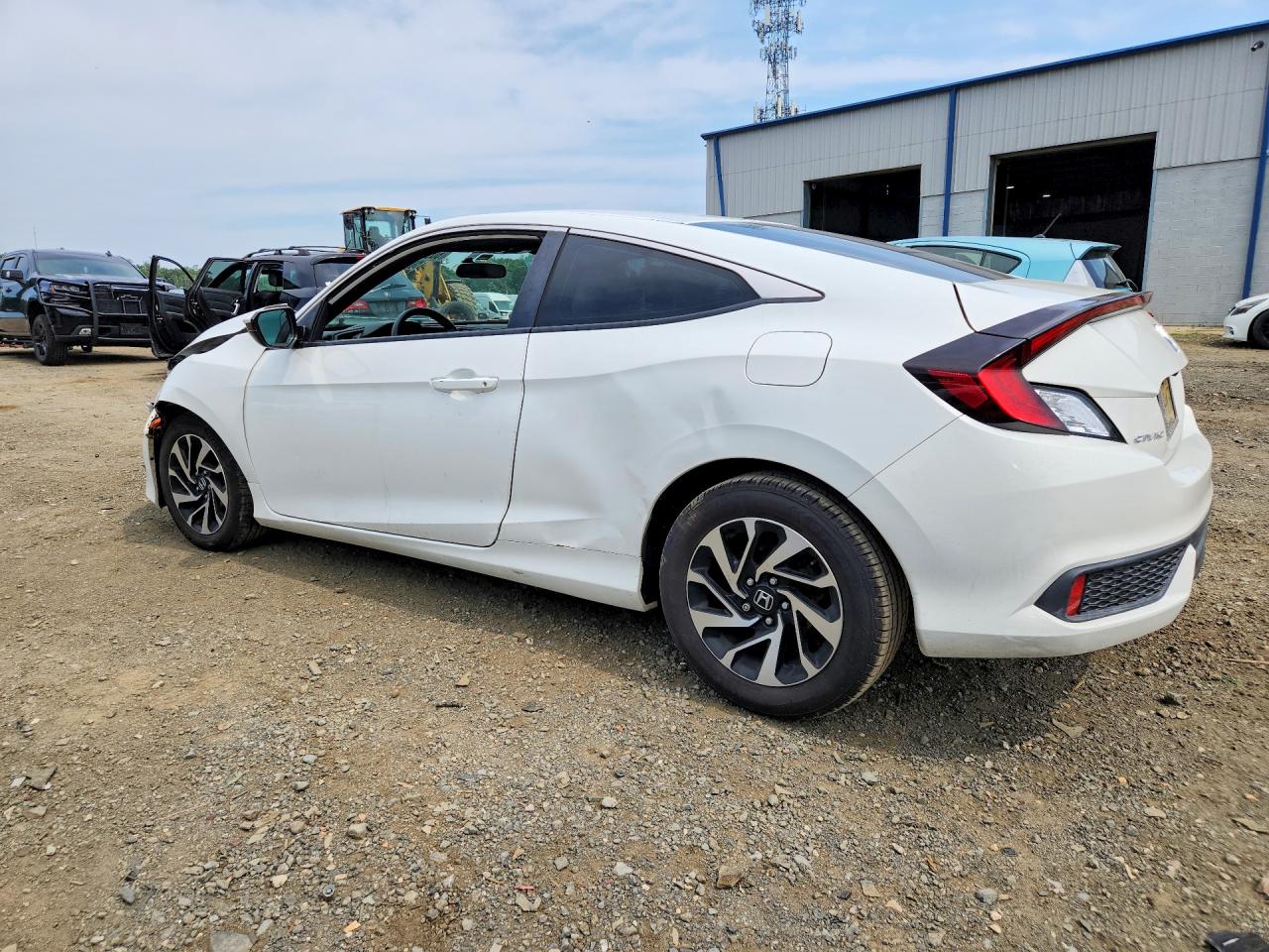 2017 Honda Civic Lx Белый vin: 2HGFC4B57HH310169