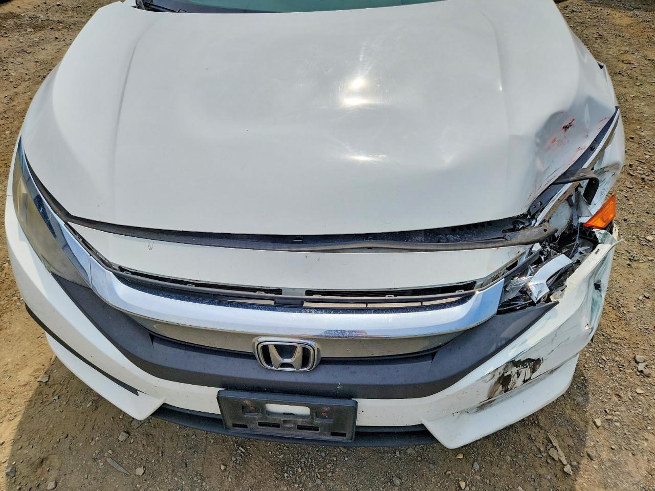 2017 Honda Civic Lx Белый vin: 2HGFC4B57HH310169