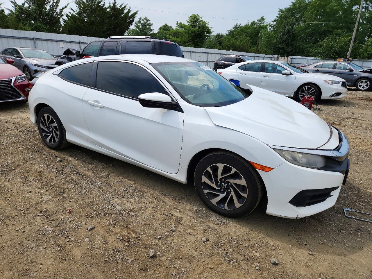2017 Honda Civic Lx Белый vin: 2HGFC4B57HH310169
